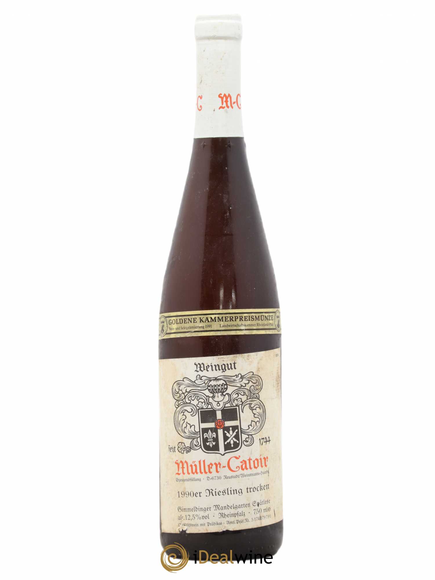 Allemagne Mosel-Saar Riesling Rheinpfalz Muller Catoir Trocken (sans prix de réserve) 1990 - Posten von 1 Flasche - 0
