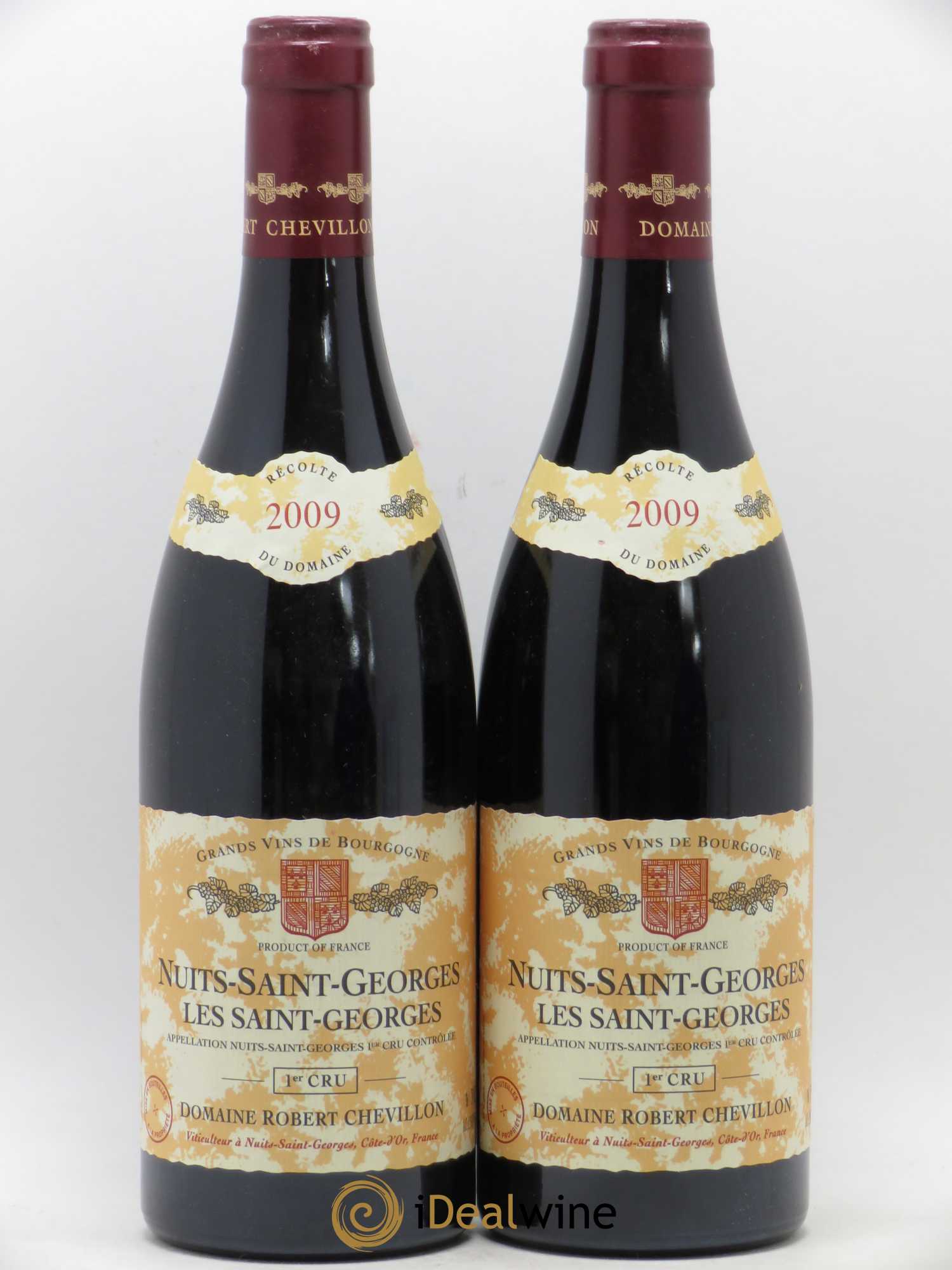 Nuits-Saint-Georges 1er Cru Les Saint Georges Robert Chevillon 2009 - Posten von 2 Flaschen - 0