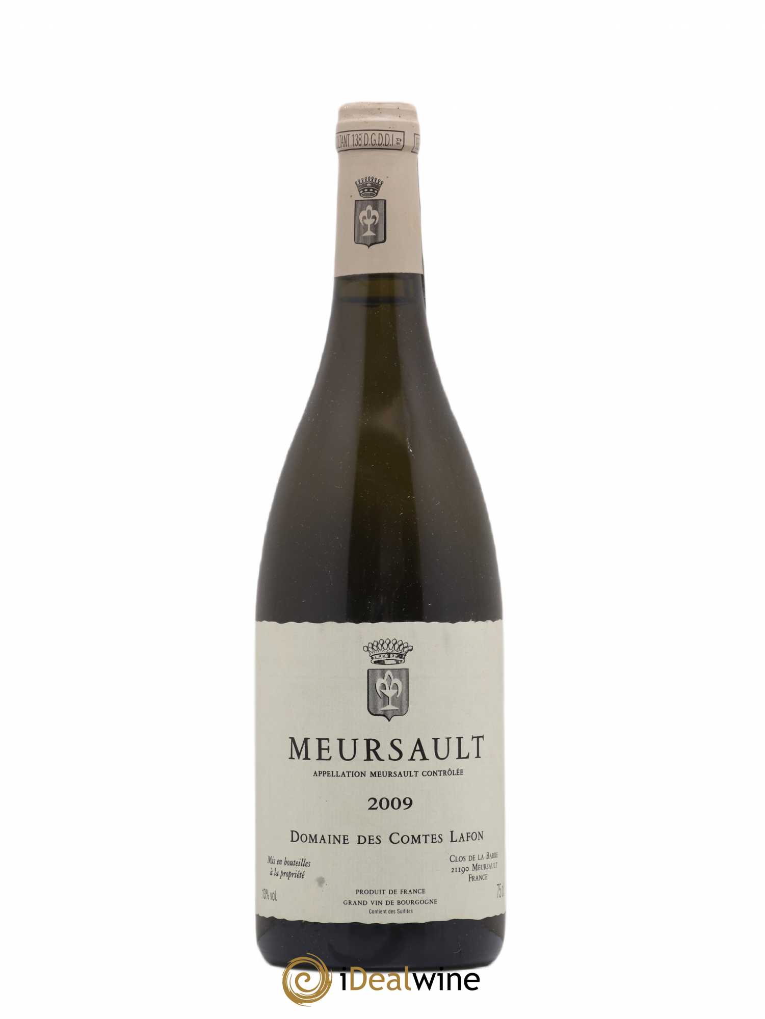 Meursault Comtes Lafon (Domaine des) (sans prix de réserve) 2009 - Lot de 1 bouteille - 0