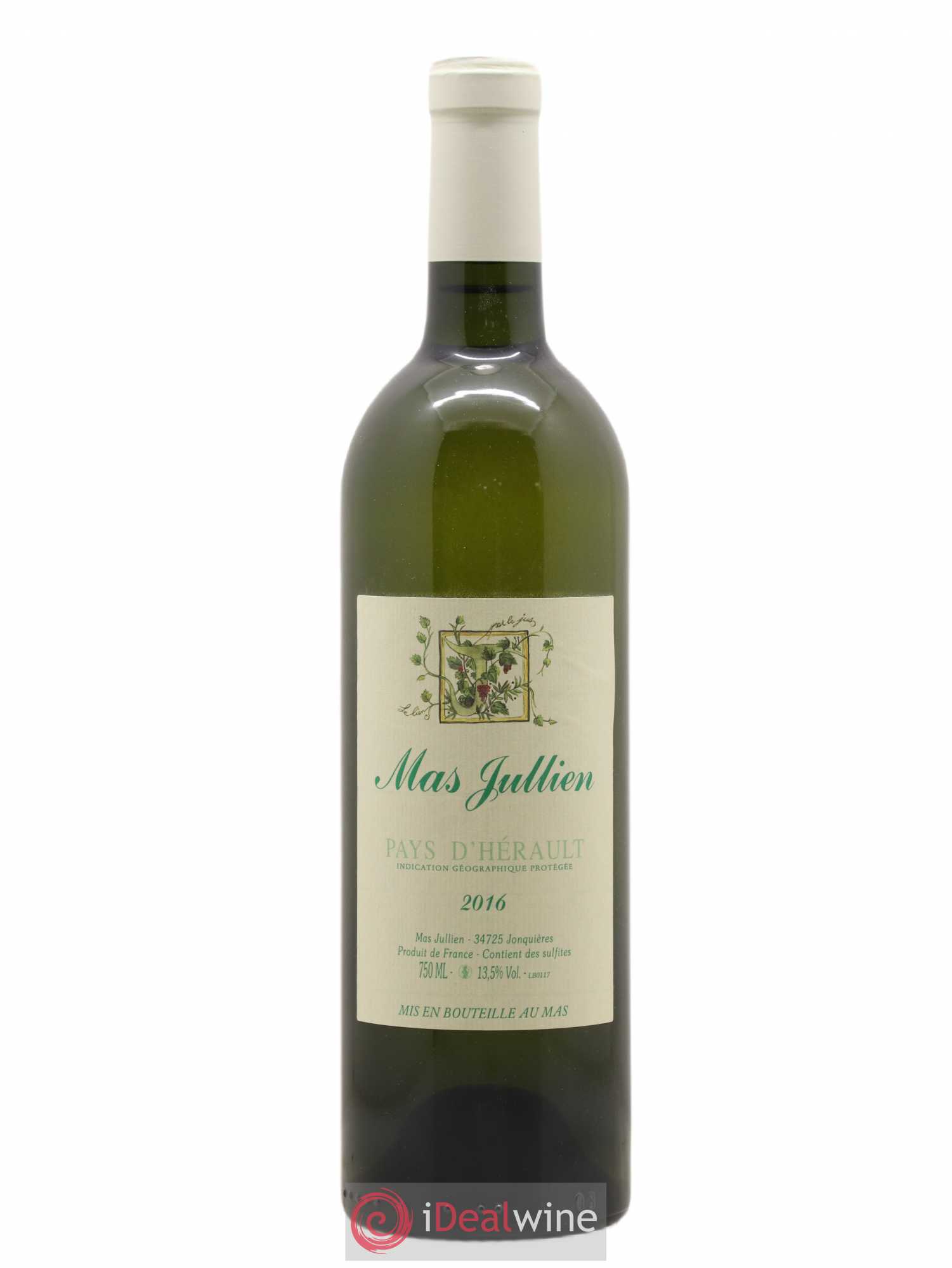 Pays d'Hérault Mas Jullien Olivier Jullien (sans prix de réserve) 2016 - Lot de 1 bouteille - 0