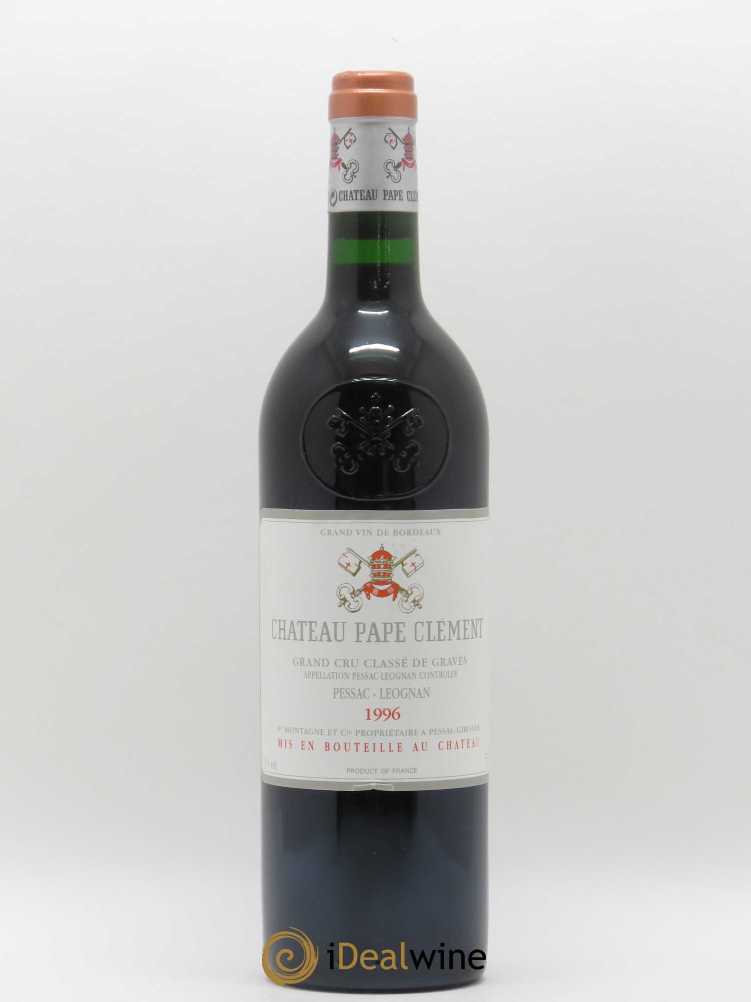 Château Pape Clément Cru Classé de Graves (sans prix de réserve) 1996 - Lot de 1 bouteille - 0