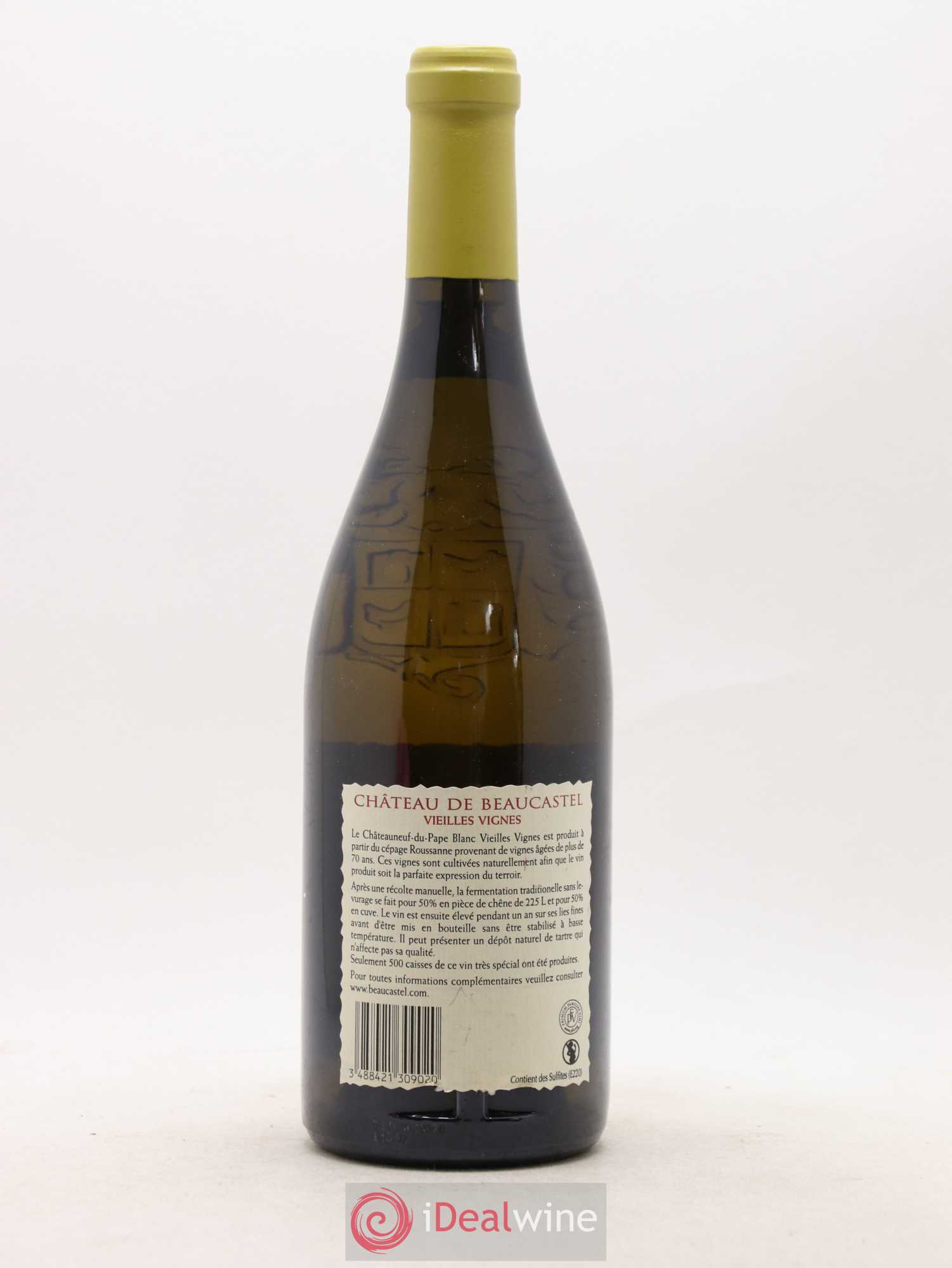 Châteauneuf-du-Pape Château de Beaucastel Vieilles vignes Roussanne Famille Perrin (sans prix de réserve) 2009 - Lot de 1 bouteille - 1