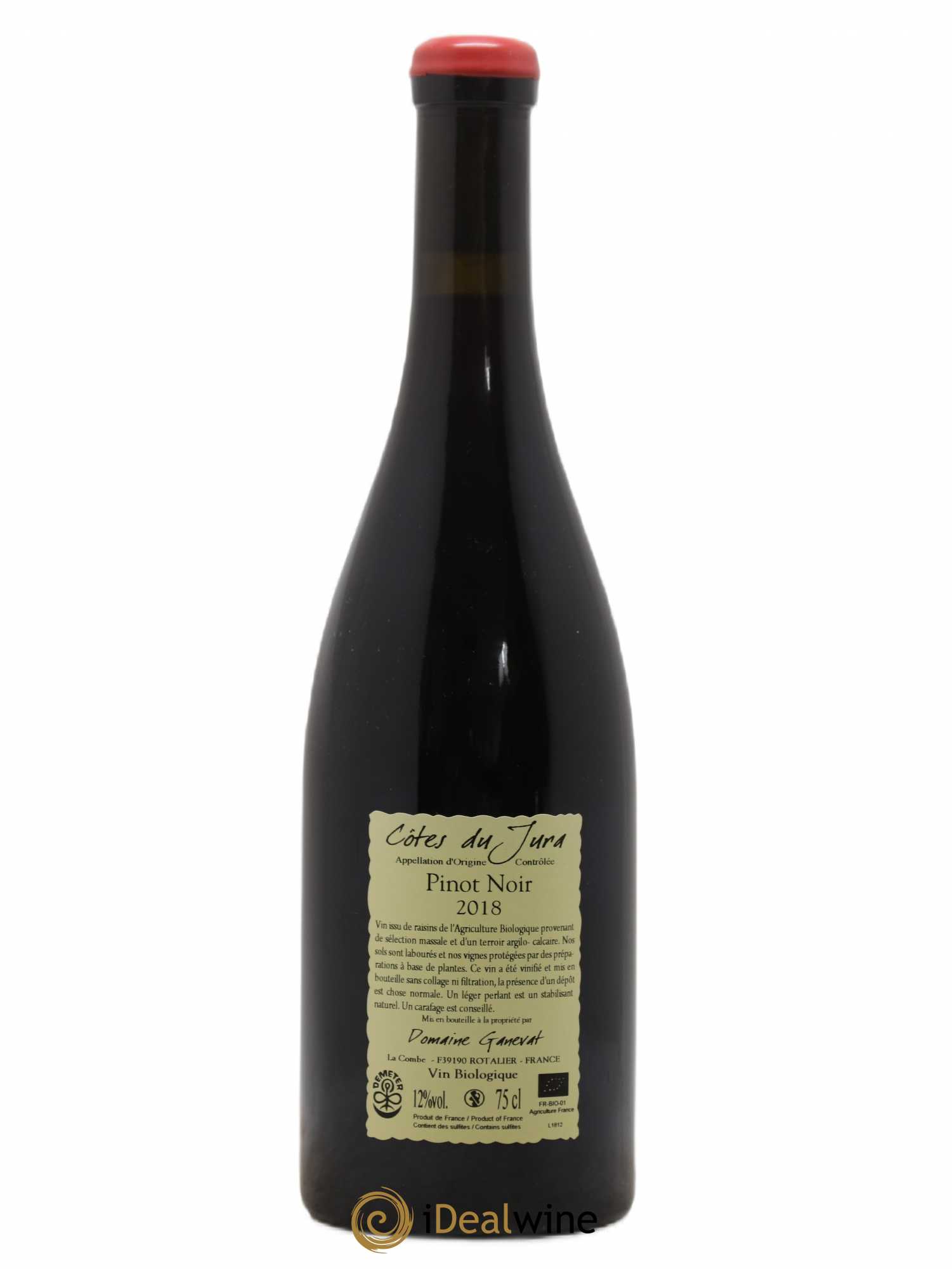 Côtes du Jura Cuvée Julien Jean-François Ganevat (Domaine) 2018 - Lot de 1 bouteille - 1