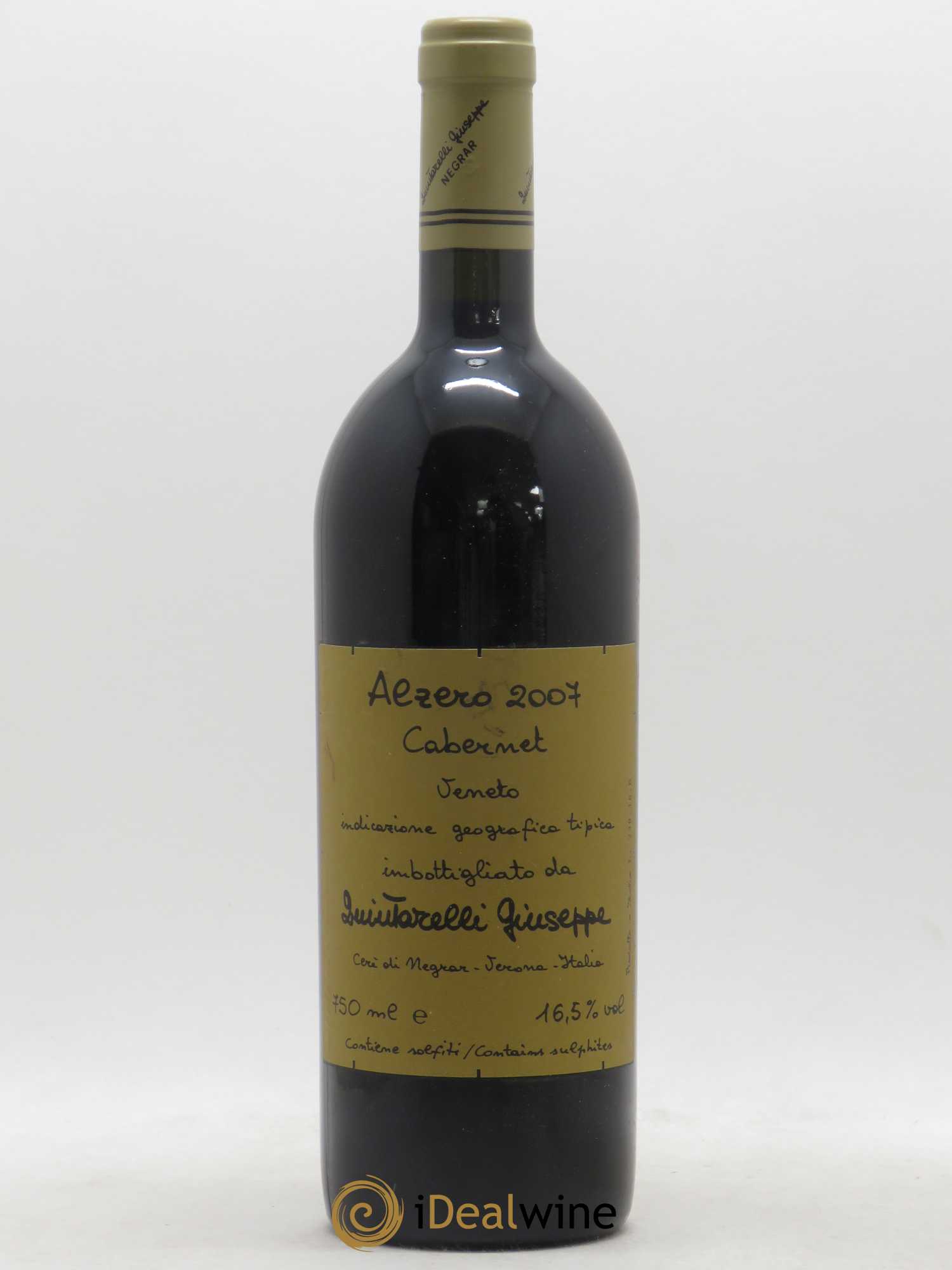 Vénétie IGT Veneto Alzero Cabernet Giuseppe Quintarelli (sans prix de réserve) 2007 - Posten von 1 Flasche - 0