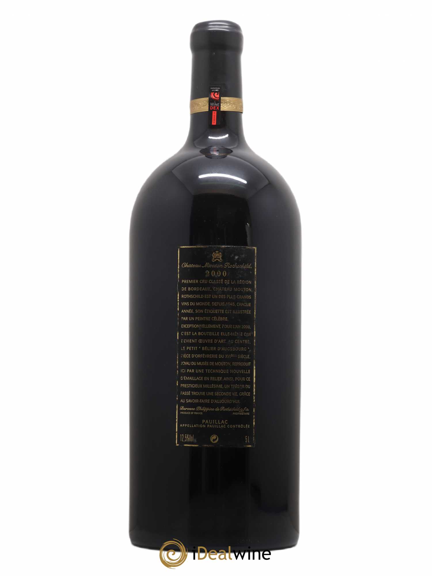 Château Mouton Rothschild 1er Grand Cru Classé 2000 - Lot de 1 jeroboam - 1