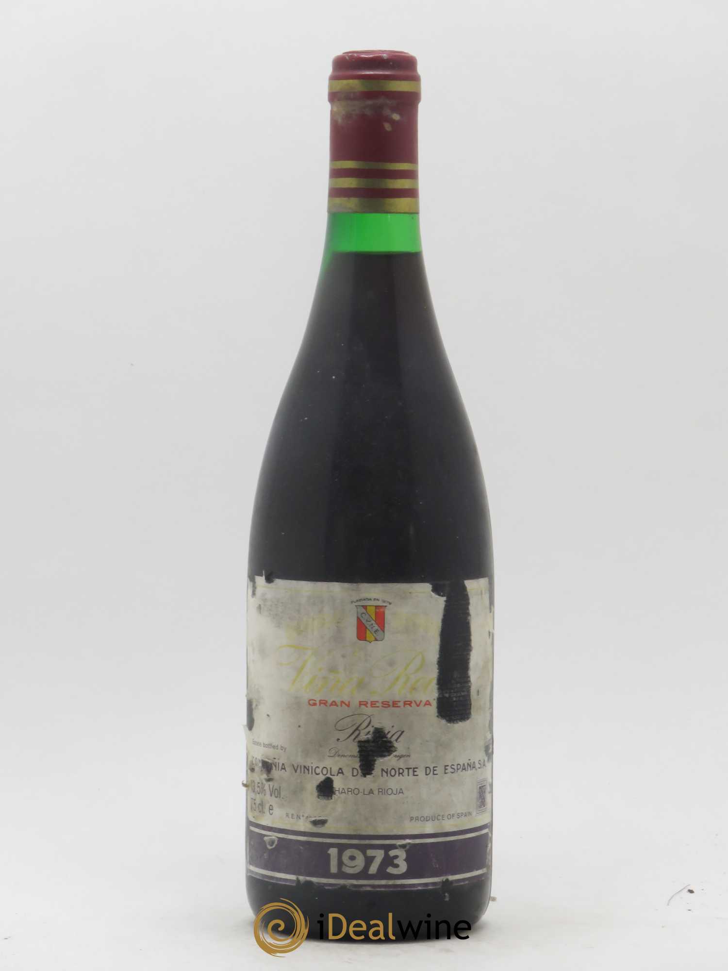 Rioja DOCG Vina Real Gran Reserva Compania Vinicola del Norte de Espana 1973 - Lot de 1 bouteille - 0