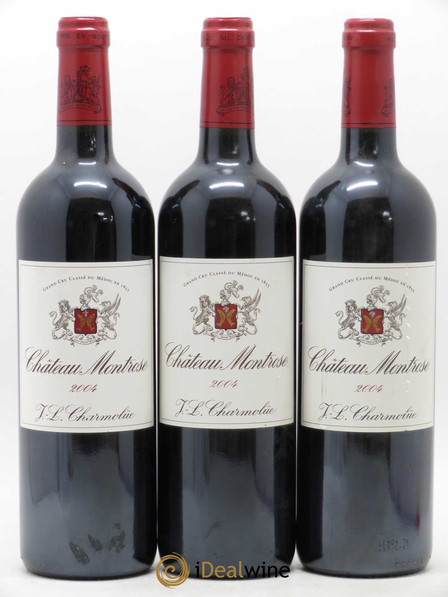 Château Montrose 2ème Grand Cru Classé (sans prix de réserve) 2004 - Lot de 3 bouteilles - 0