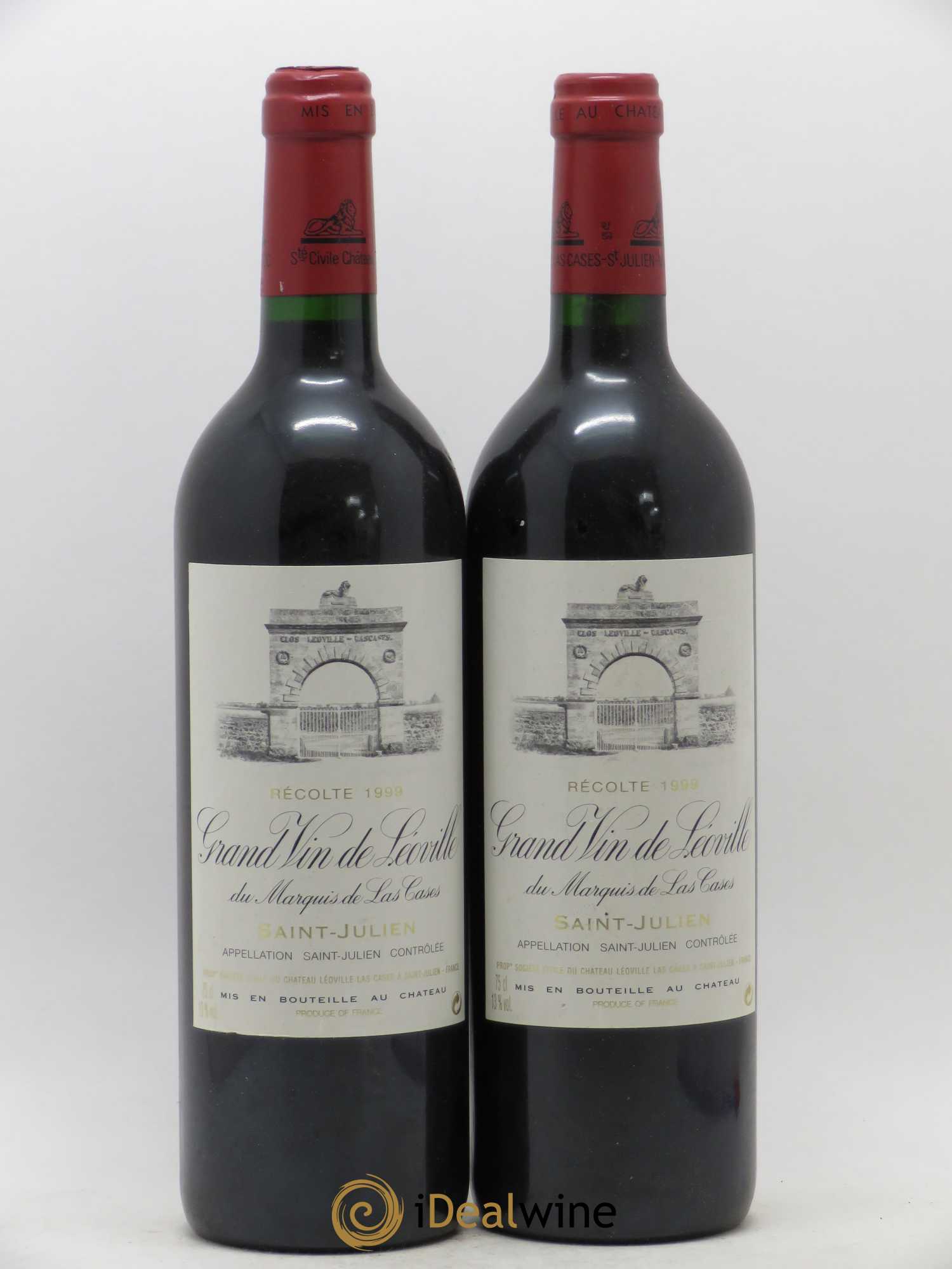 Château Léoville Las Cases 2ème Grand Cru Classé 1999 - Lot de 2 bouteilles - 0