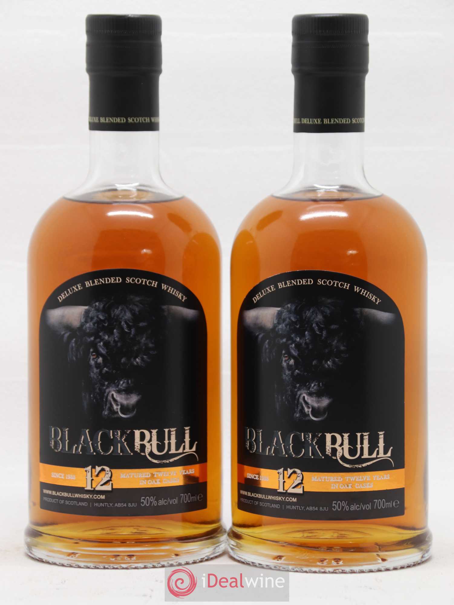 Whisky Black Bull 12 ans (sans prix de réserve) - Lot de 2 bouteilles - 1