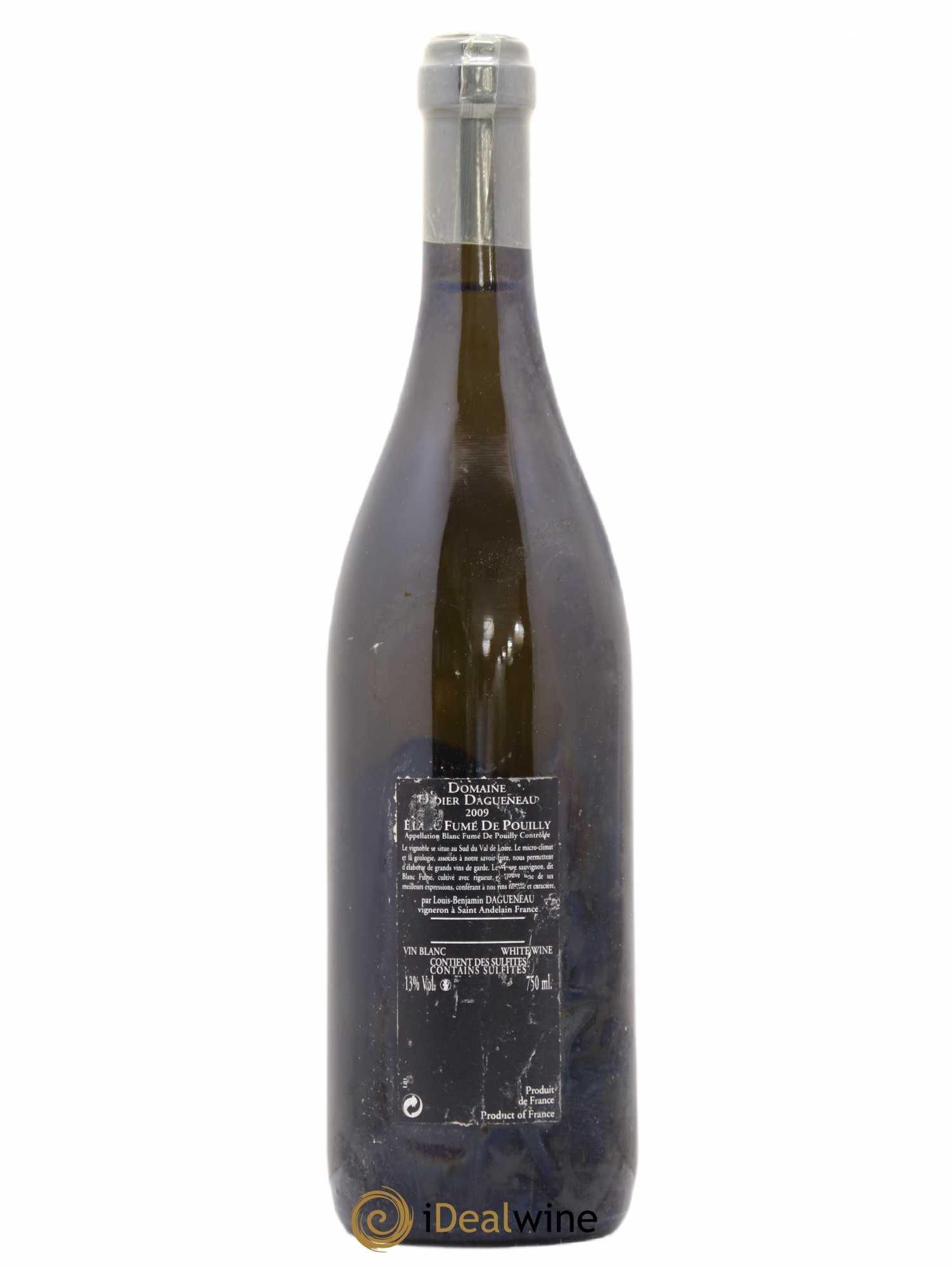 Vin de France (anciennement Pouilly-Fumé) Silex Dagueneau (Domaine Didier - Louis-Benjamin) 2009 - Lot de 1 bouteille - 1