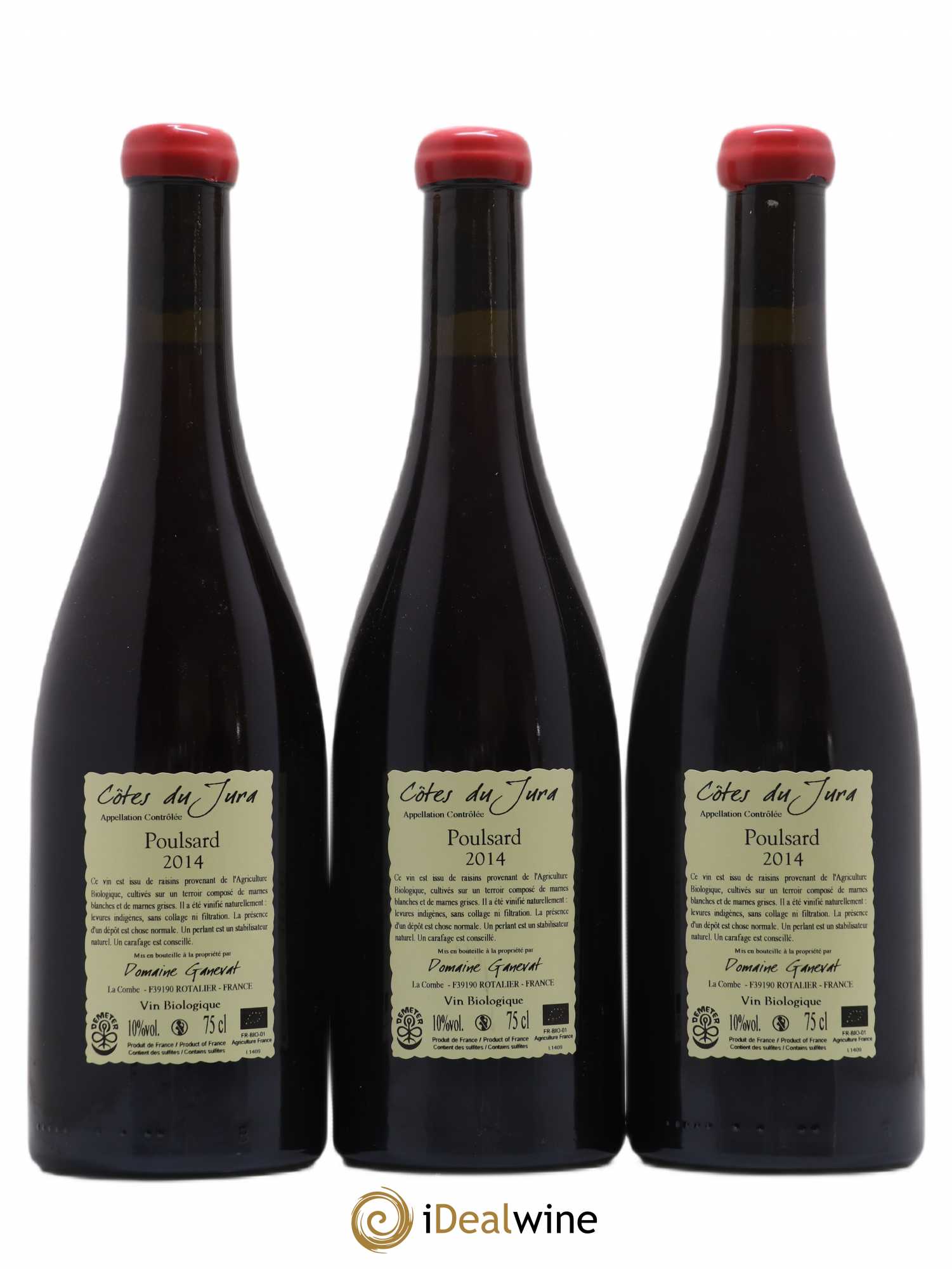 Côtes du Jura Cuvée de l'Enfant Terrible Jean-François Ganevat (Domaine)  (sans prix de réserve) 2014 - Lot de 3 bouteilles - 1