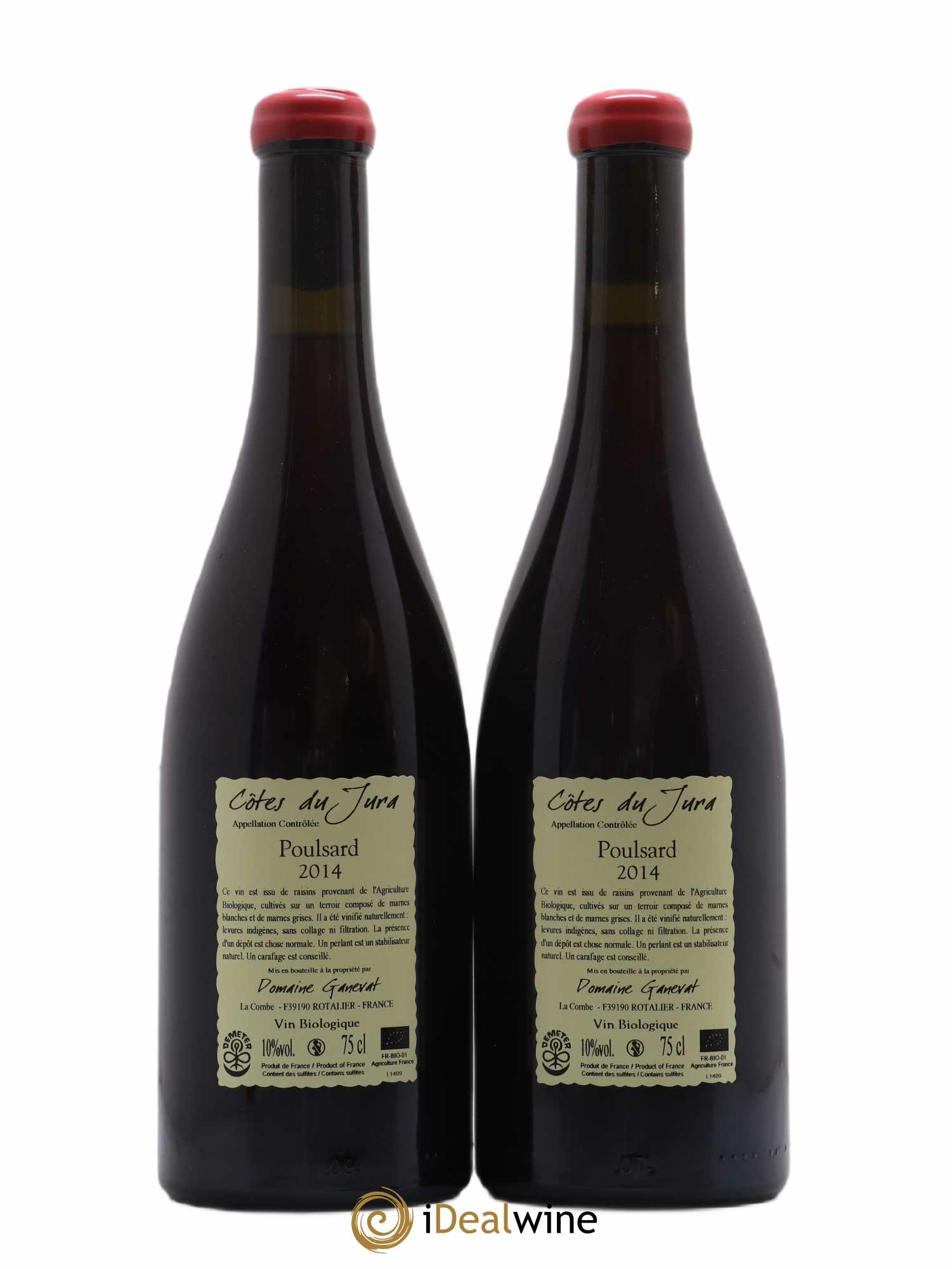 Côtes du Jura Cuvée de l'Enfant Terrible Jean-François Ganevat (Domaine)  (sans prix de réserve) 2014 - Lot de 2 bouteilles - 1