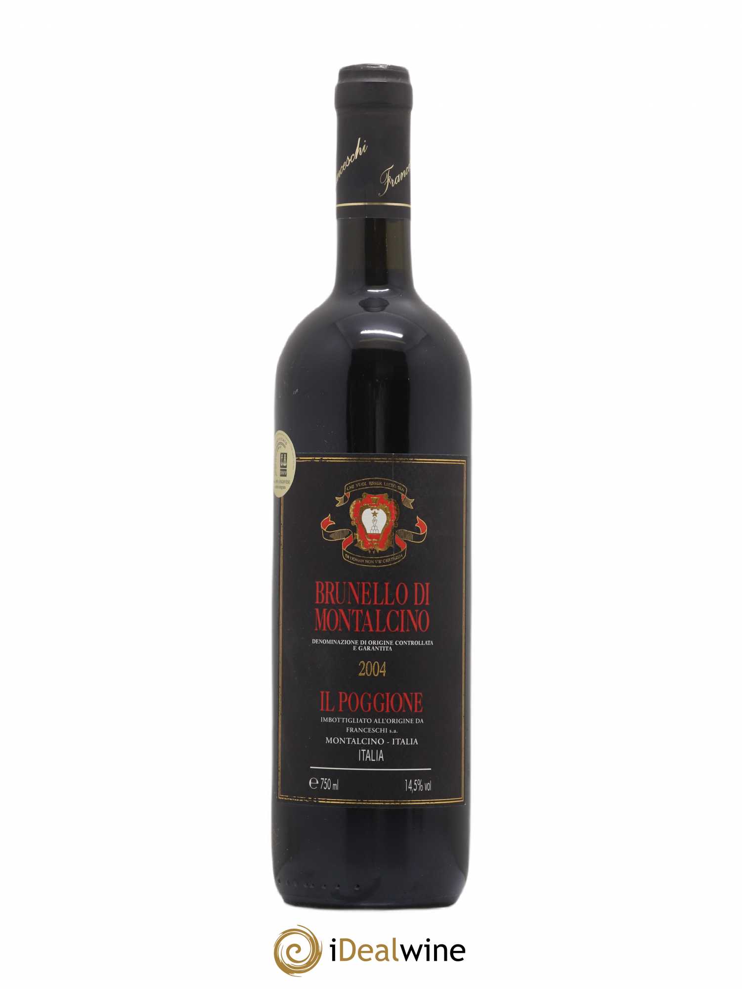Brunello di Montalcino DOCG Il Poggione Lavinio Franceschi 2004 - Lot de 1 bouteille - 0