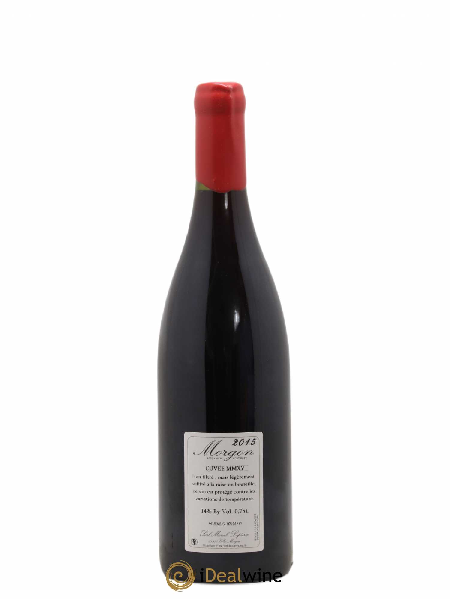 Morgon Cuvée Marcel Lapierre Marcel Lapierre (Domaine) (sans prix de réserve) 2015 - Lot de 1 bouteille - 1