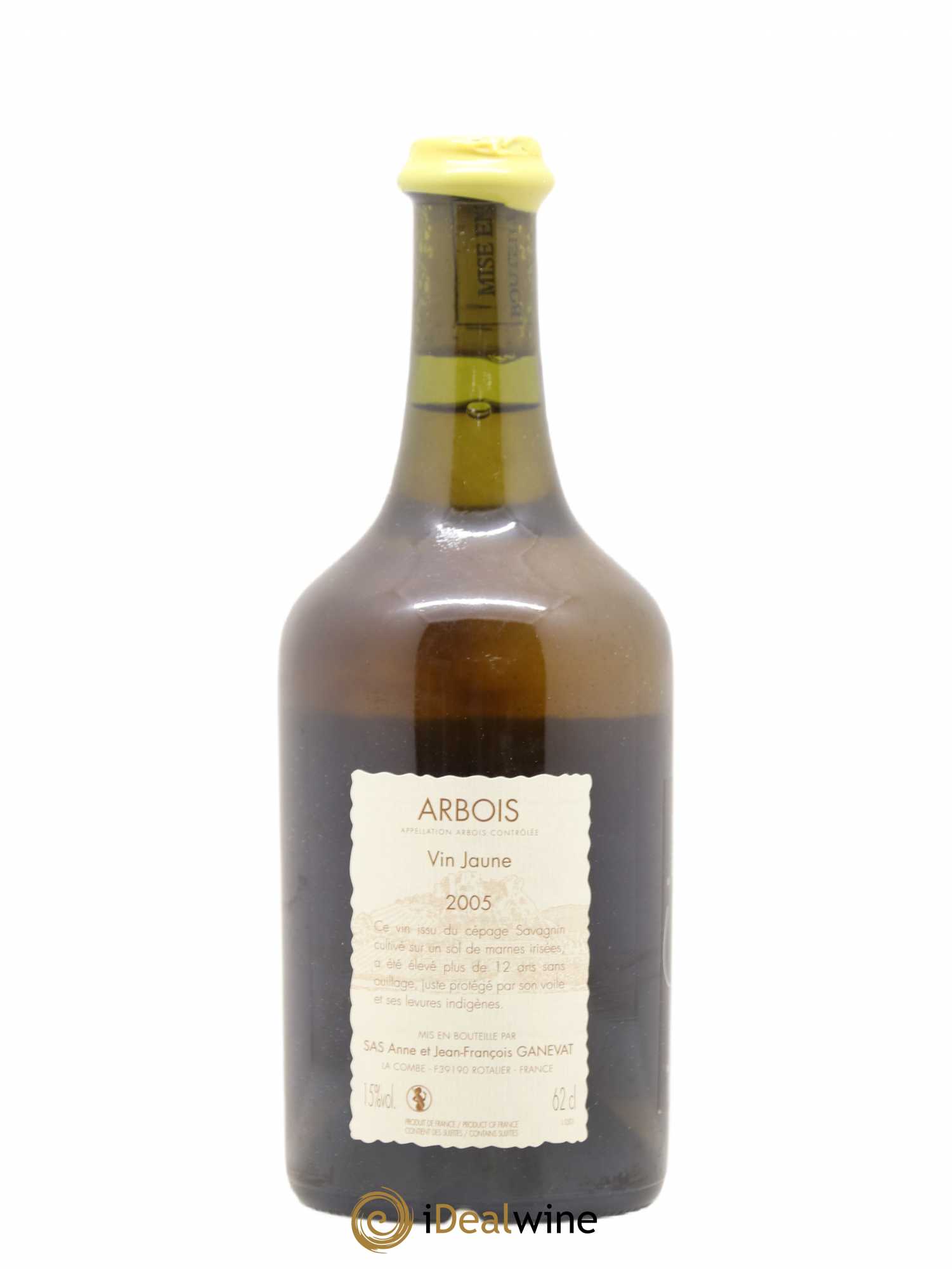Arbois Vin Jaune Anne et Jean François Ganevat 2005 - Lot de 1 bouteille - 1