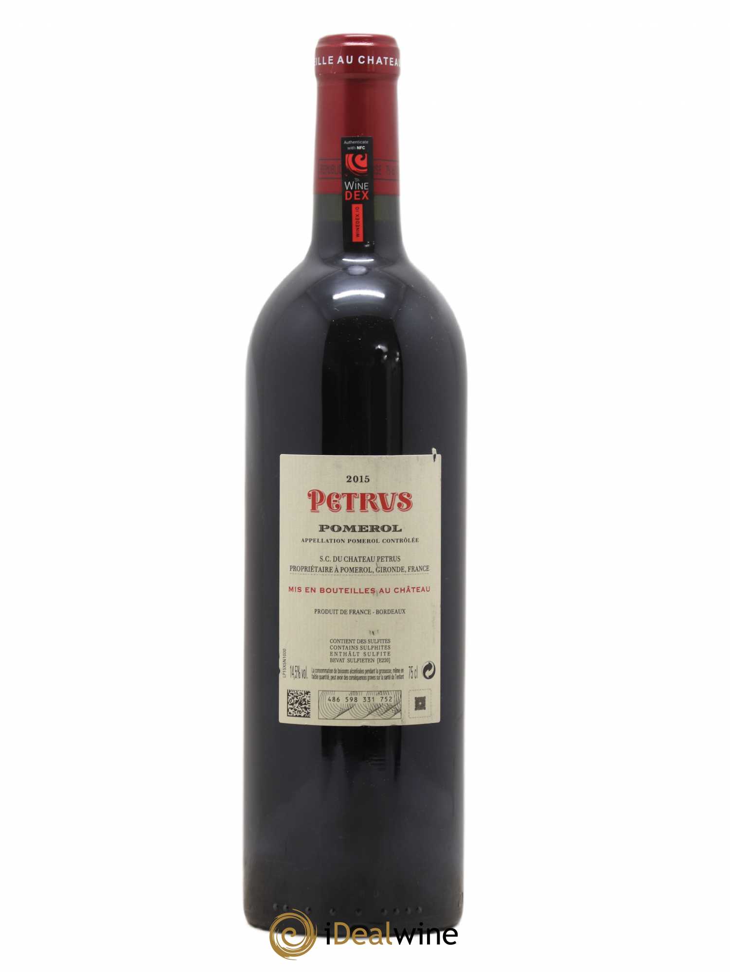 Petrus 2015 - Lot de 1 bouteille - 1