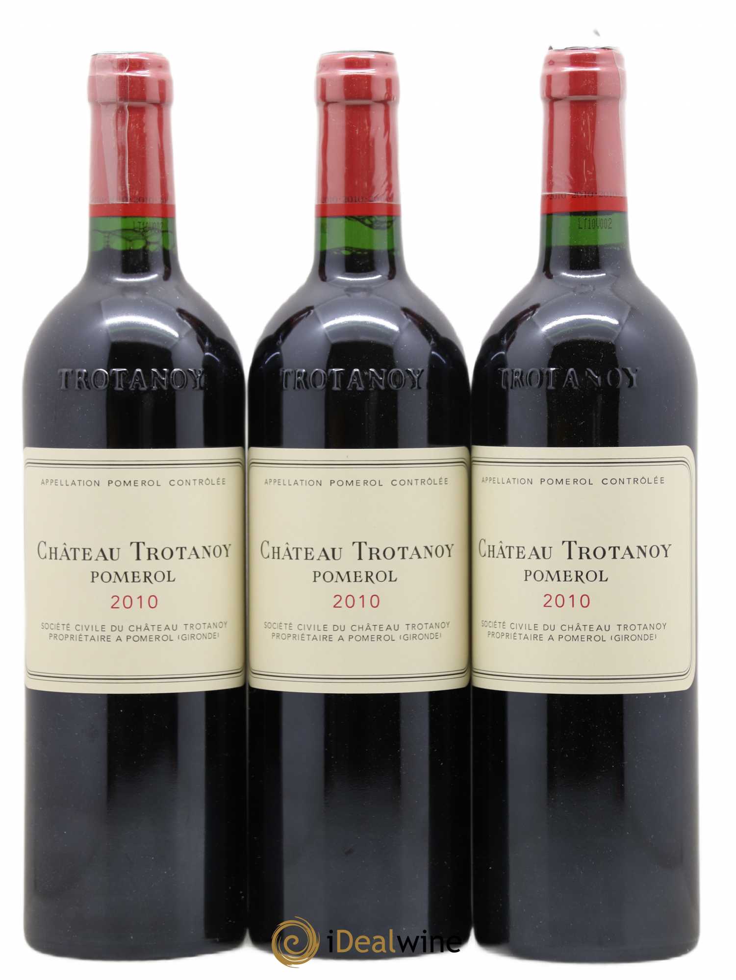 Château Trotanoy 2010 - Lot de 3 bouteilles - 0