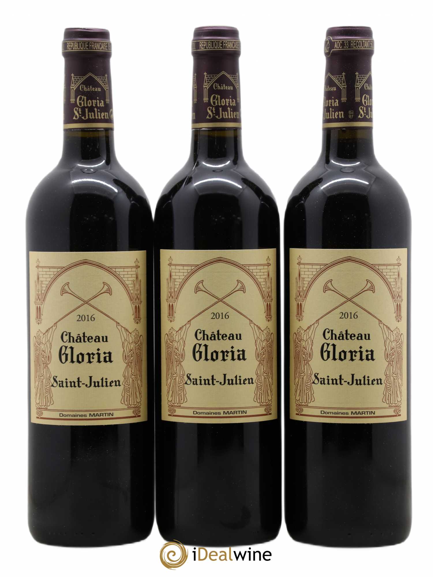 Château Gloria (sans prix de réserve) 2016 - Lot de 6 bouteilles - 1
