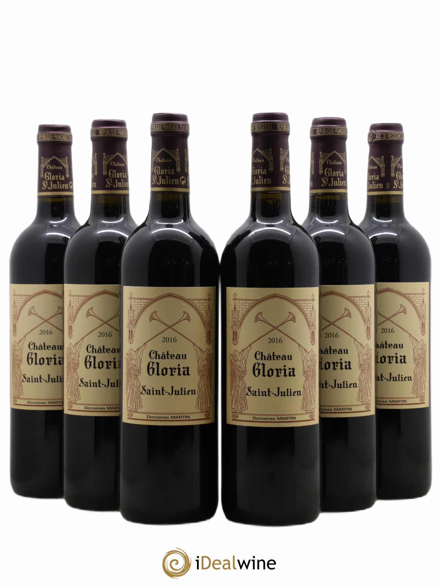Château Gloria (sans prix de réserve) 2016 - Lot de 6 bouteilles - 0