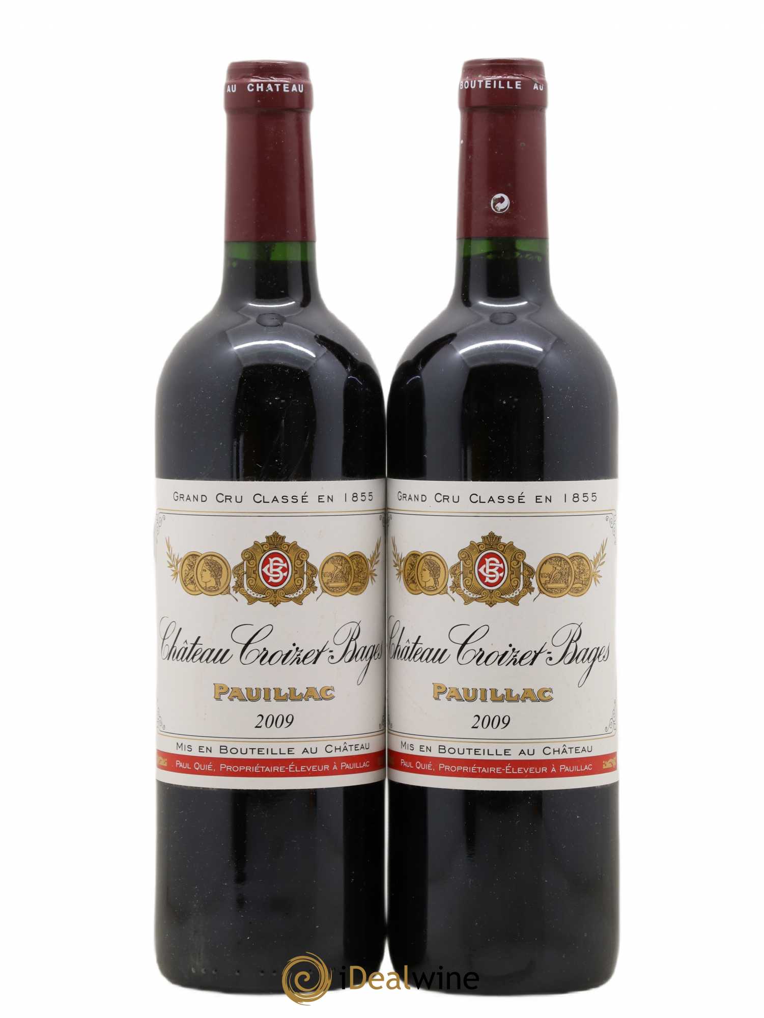 Château Croizet Bages 5ème Grand Cru Classé (sans prix de réserve) 2009 - Lot de 2 bouteilles - 0