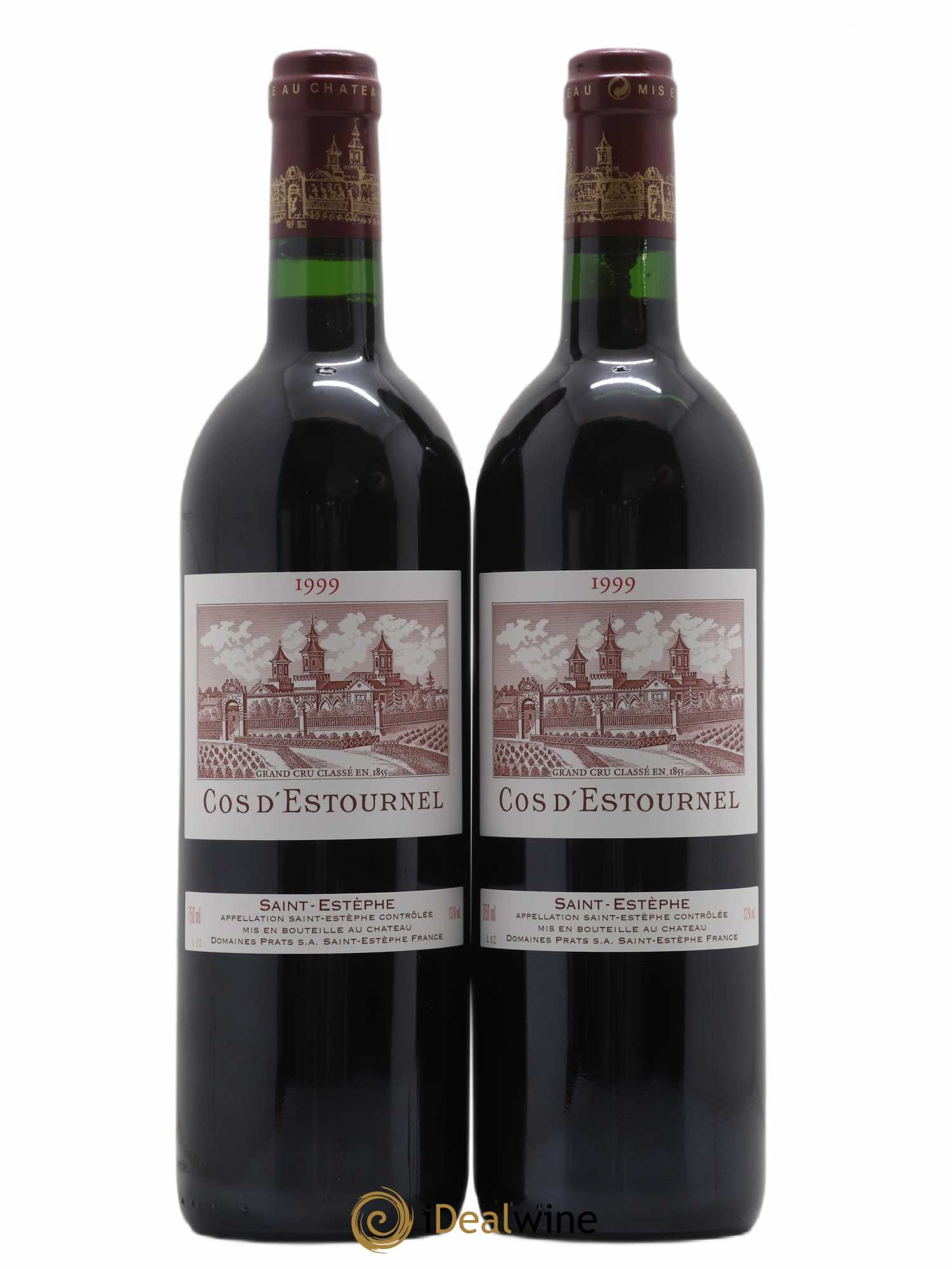 Cos d'Estournel 2ème Grand Cru Classé (sans prix de réserve) 1999 - Lot de 2 bouteilles - 0