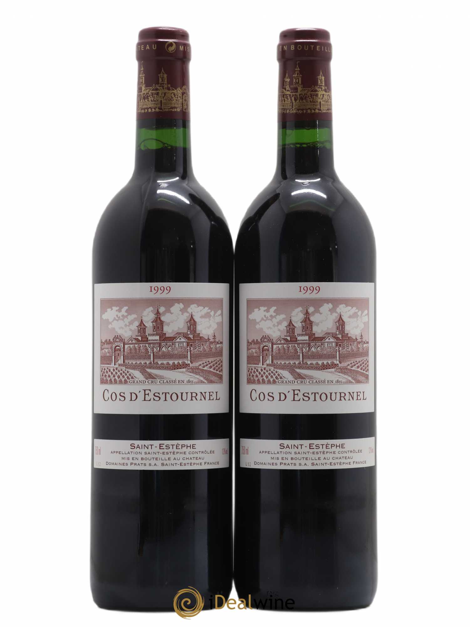Cos d'Estournel 2ème Grand Cru Classé (sans prix de réserve) 1999 - Lot de 2 bouteilles - 0