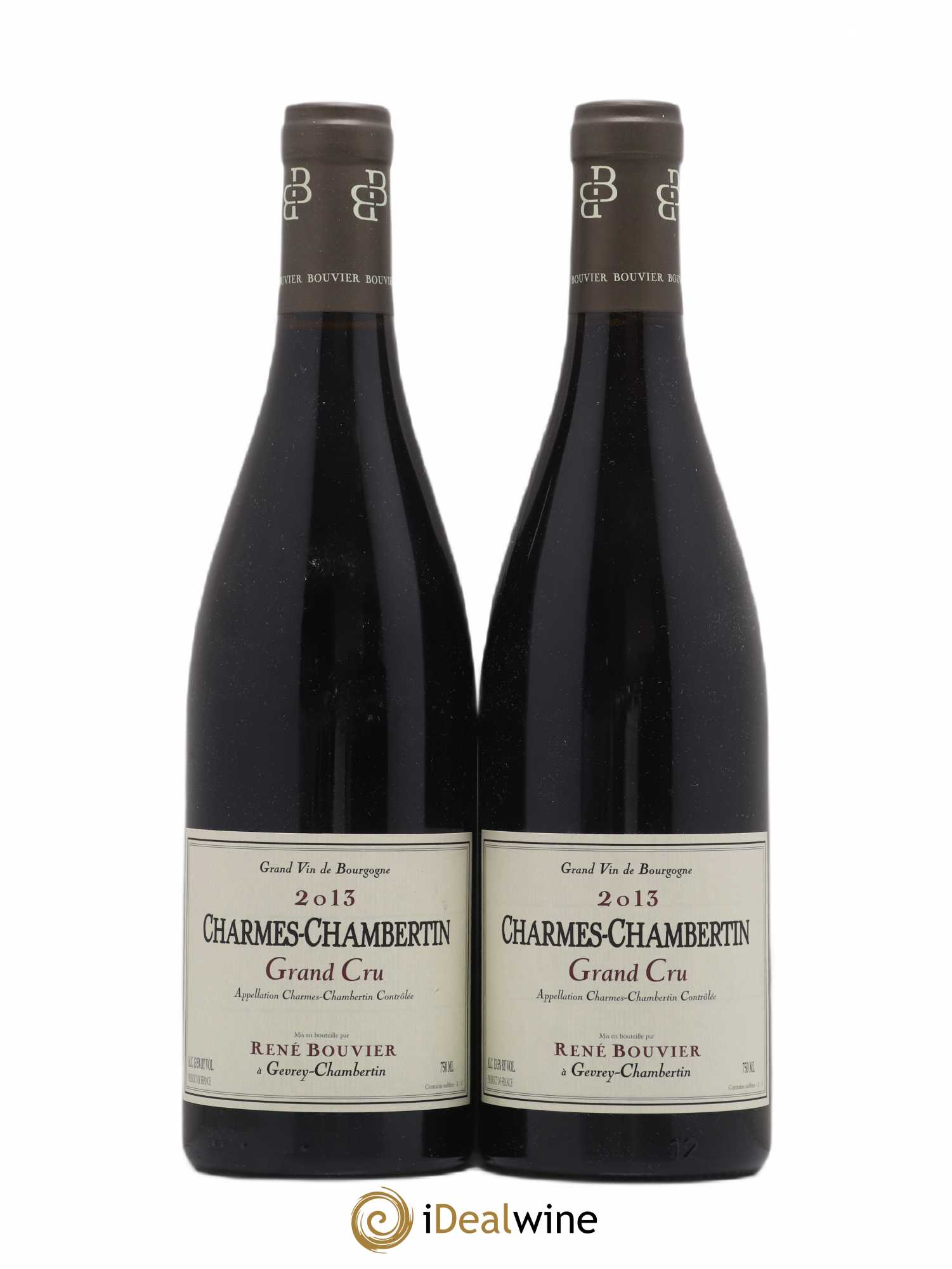 Charmes-Chambertin Grand Cru René Bouvier (Domaine) (sans prix de réserve) 2013 - Lot de 2 bouteilles - 0