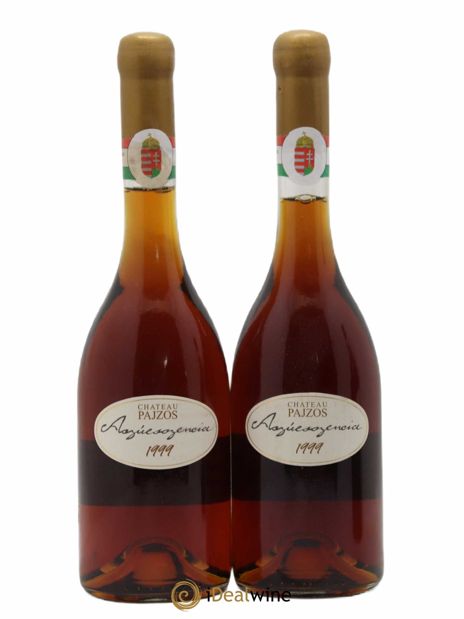 Tokaji Château Pajzos Aszu Essenzia 50cl (sans prix de réserve) 1999 - Lotto di 2 bottiglie - 0