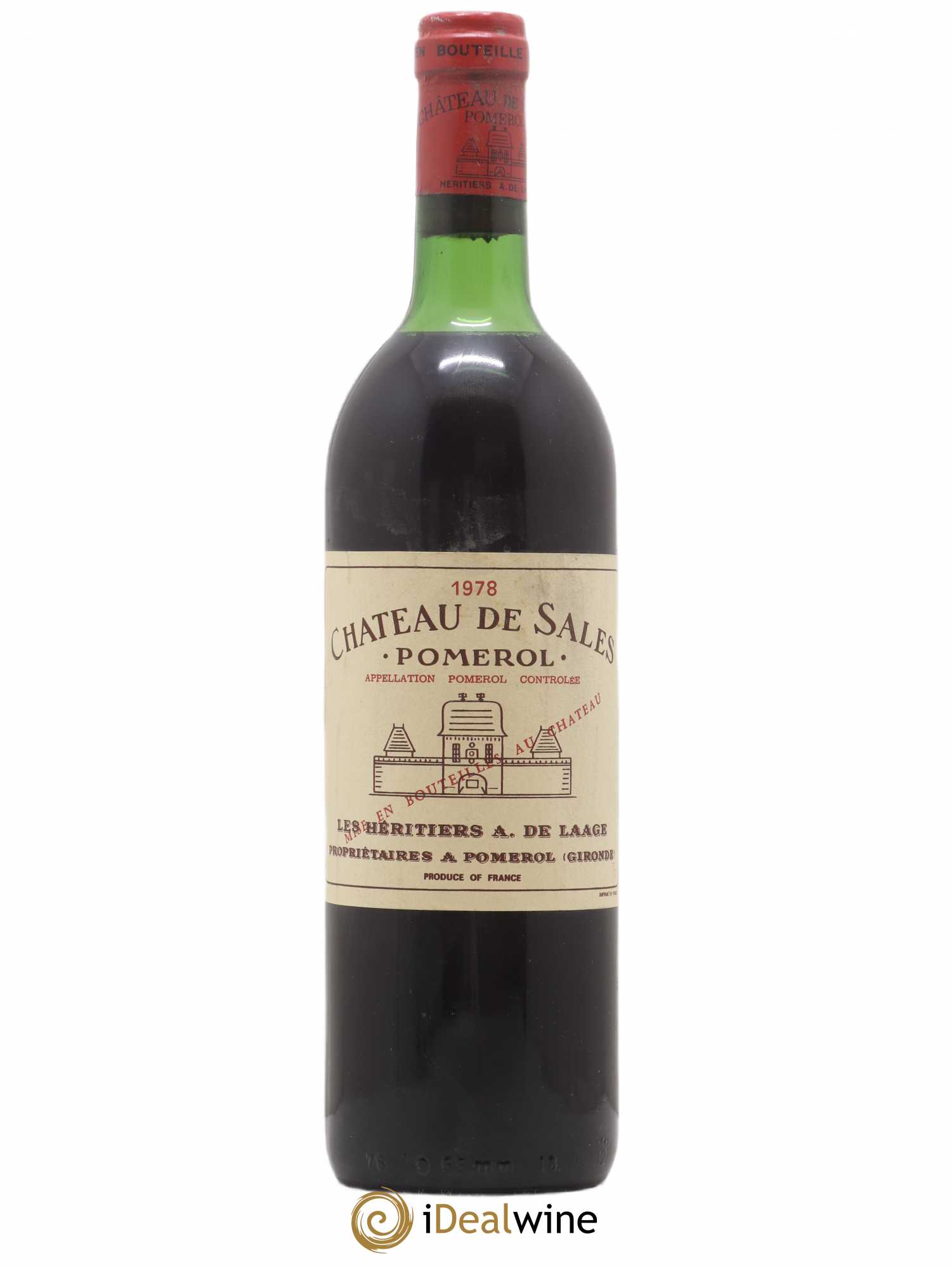 Château de Sales (sans prix de réserve) 1978 - Lot de 1 bouteille - 0
