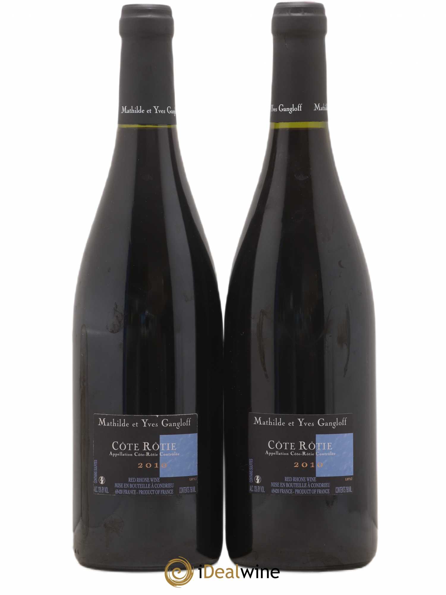 Côte-Rôtie La Barbarine Gangloff (Domaine) 2010 - Lot de 2 bouteilles - 1