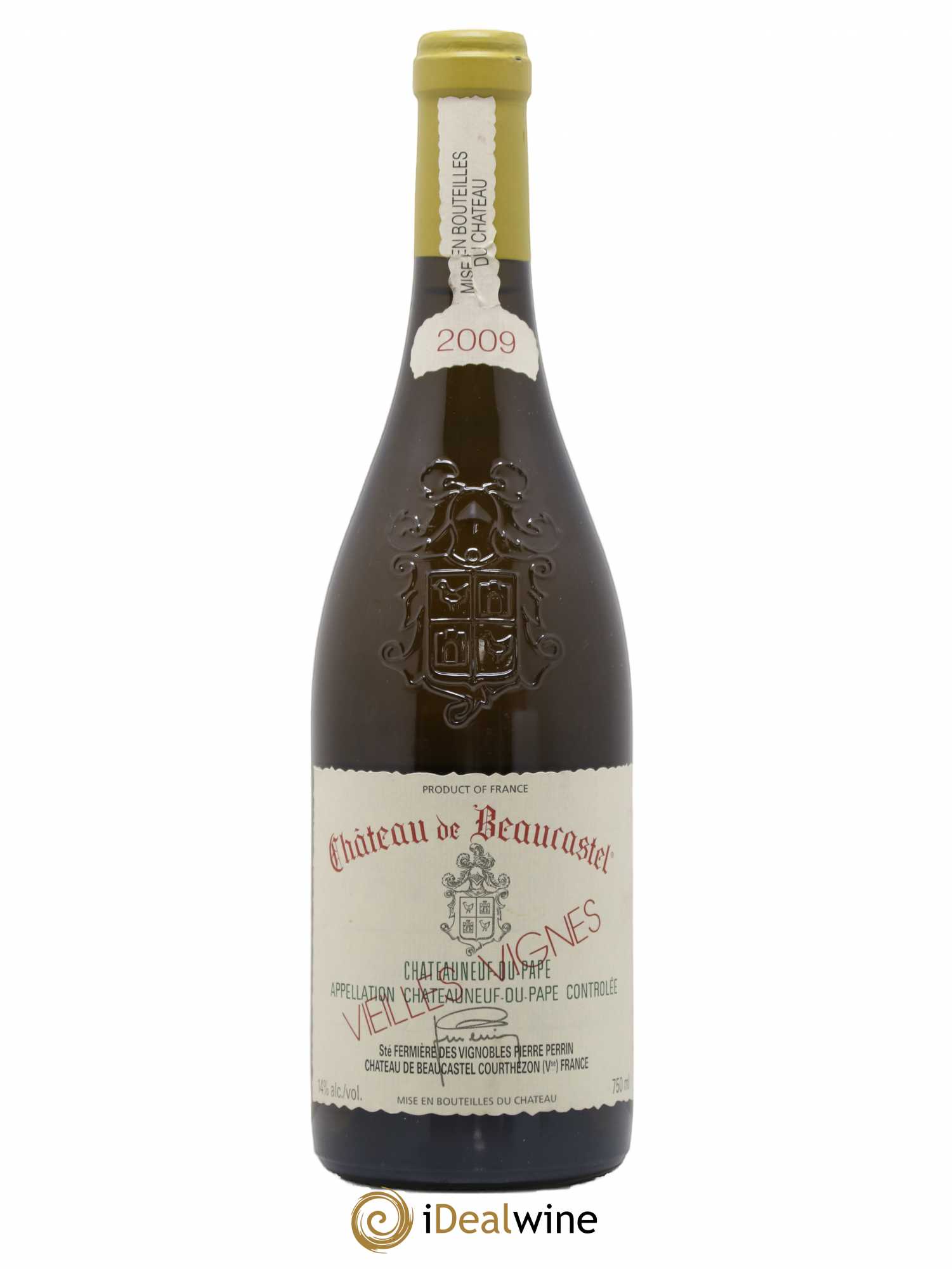 Châteauneuf-du-Pape Château de Beaucastel Vieilles vignes Roussanne Famille Perrin (sans prix de réserve) 2009 - Lot de 1 bouteille - 0