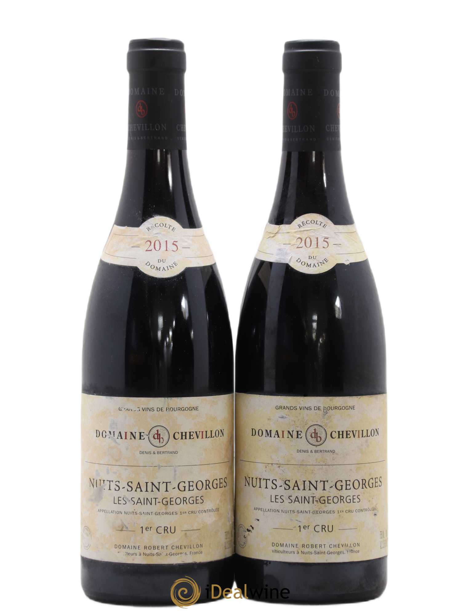 Nuits-Saint-Georges 1er Cru Les Saint Georges Robert Chevillon (sans prix de réserve) 2015 - Lot de 2 bouteilles - 0