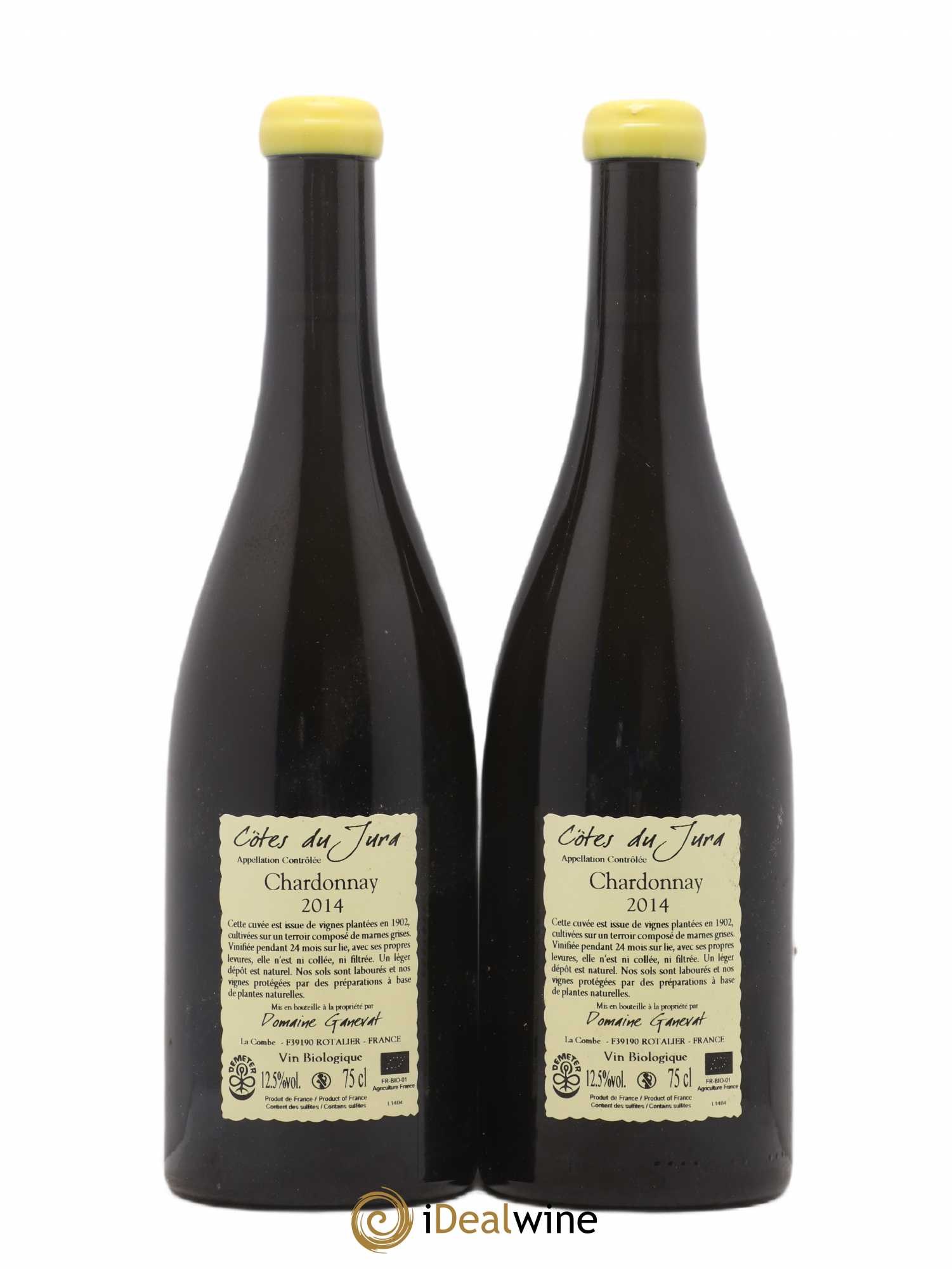 Côtes du Jura Les Chalasses Vieilles Vignes Jean-François Ganevat (Domaine) (sans prix de réserve) 2014 - Lot de 2 bouteilles - 1