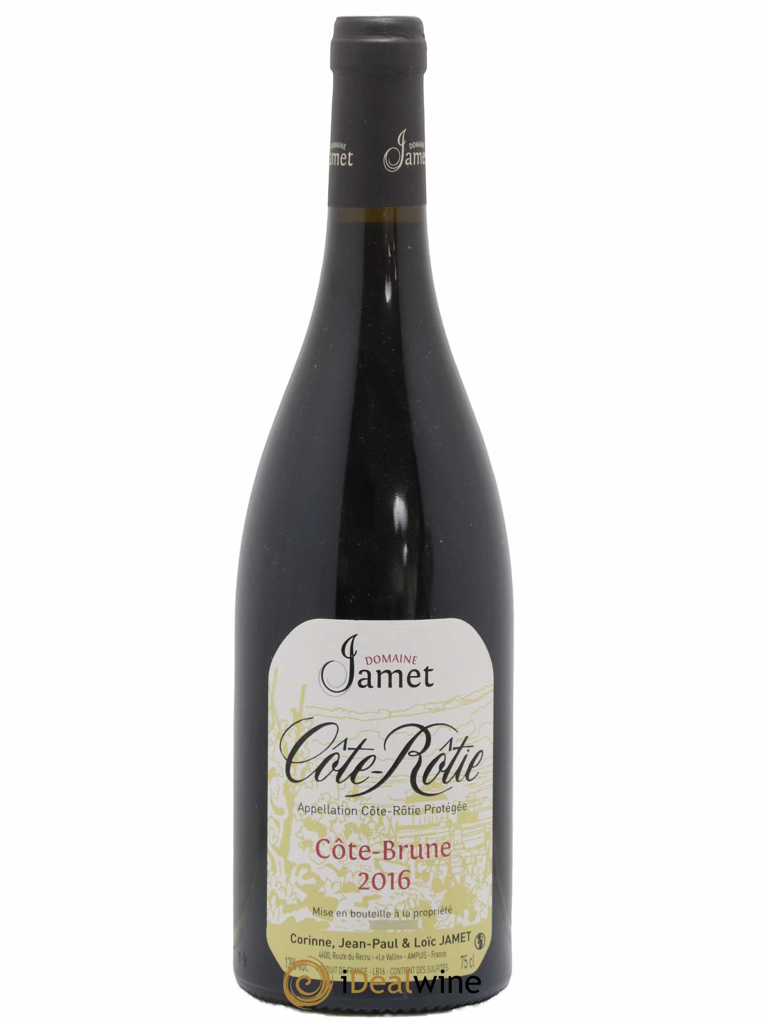 Côte-Rôtie Côte Brune Jamet (Domaine) 2016 - Lot de 1 bouteille - 0