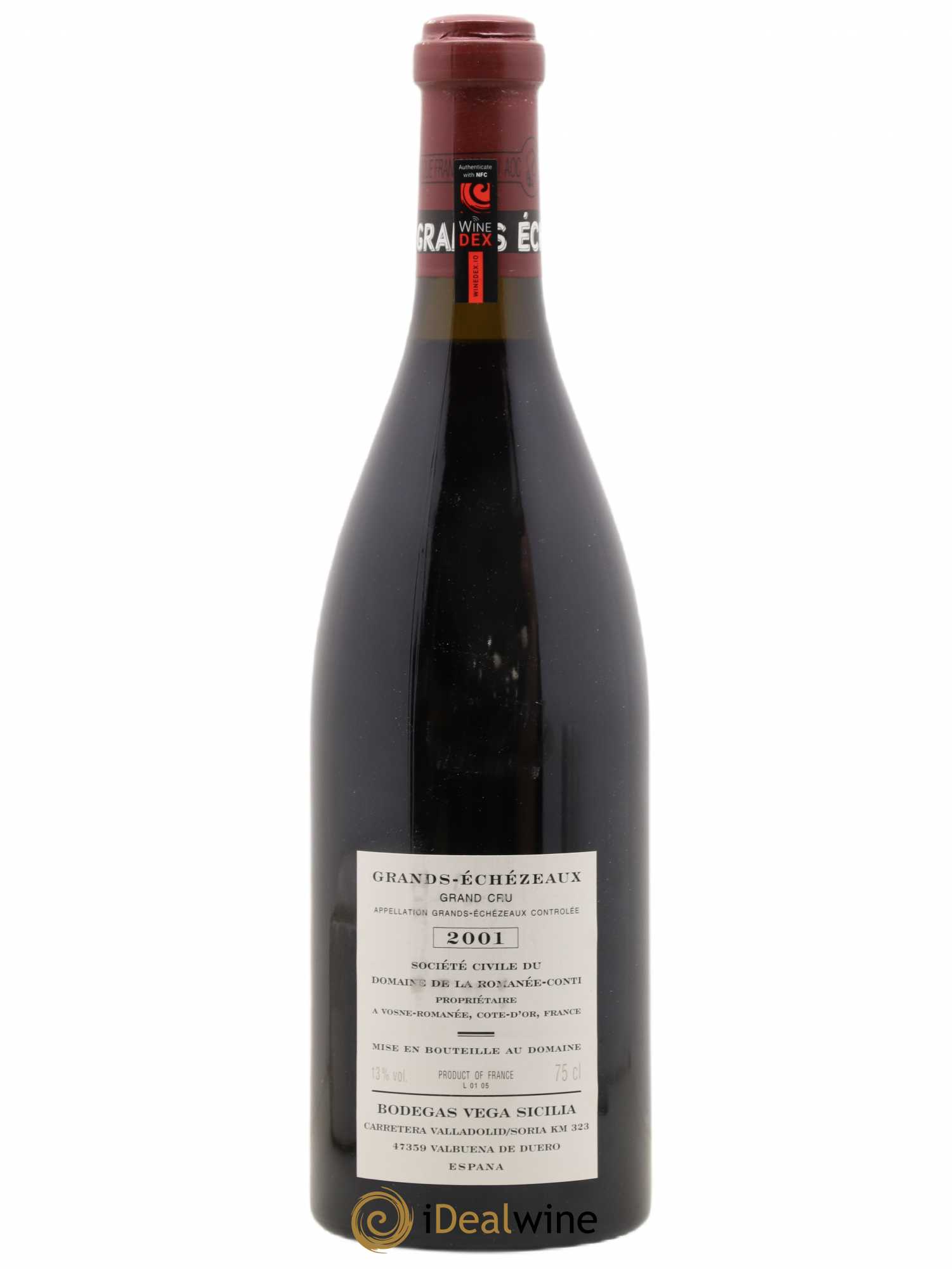 Grands-Echezeaux Grand Cru Domaine de la Romanée-Conti 2001 - Lot de 1 bouteille - 1