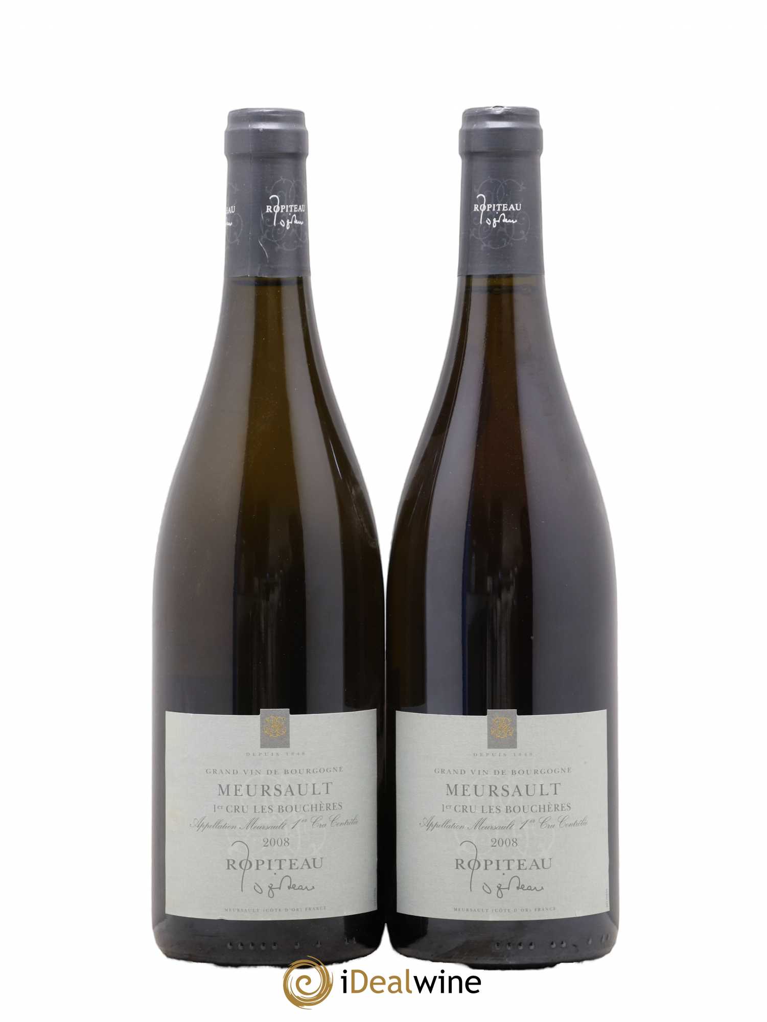 Meursault 1er Cru Les Boucheres Ropiteau (sans prix de réserve) 2008 - Posten von 2 Flaschen - 0