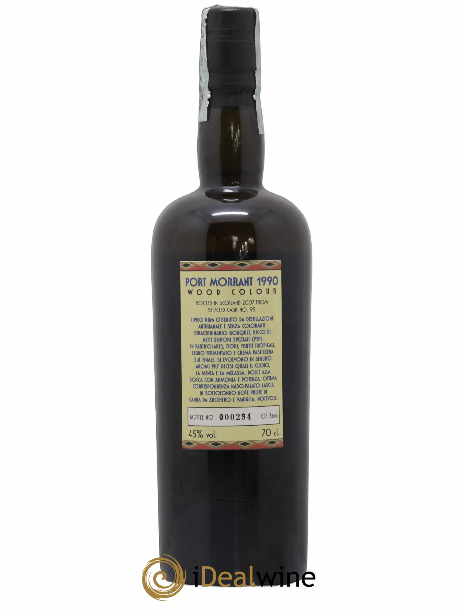 Port Morrant 1990 Samaroli Wood Colour Cask n°95 - One of 366 - bottled 2007 - Lot de 1 bouteille - 1