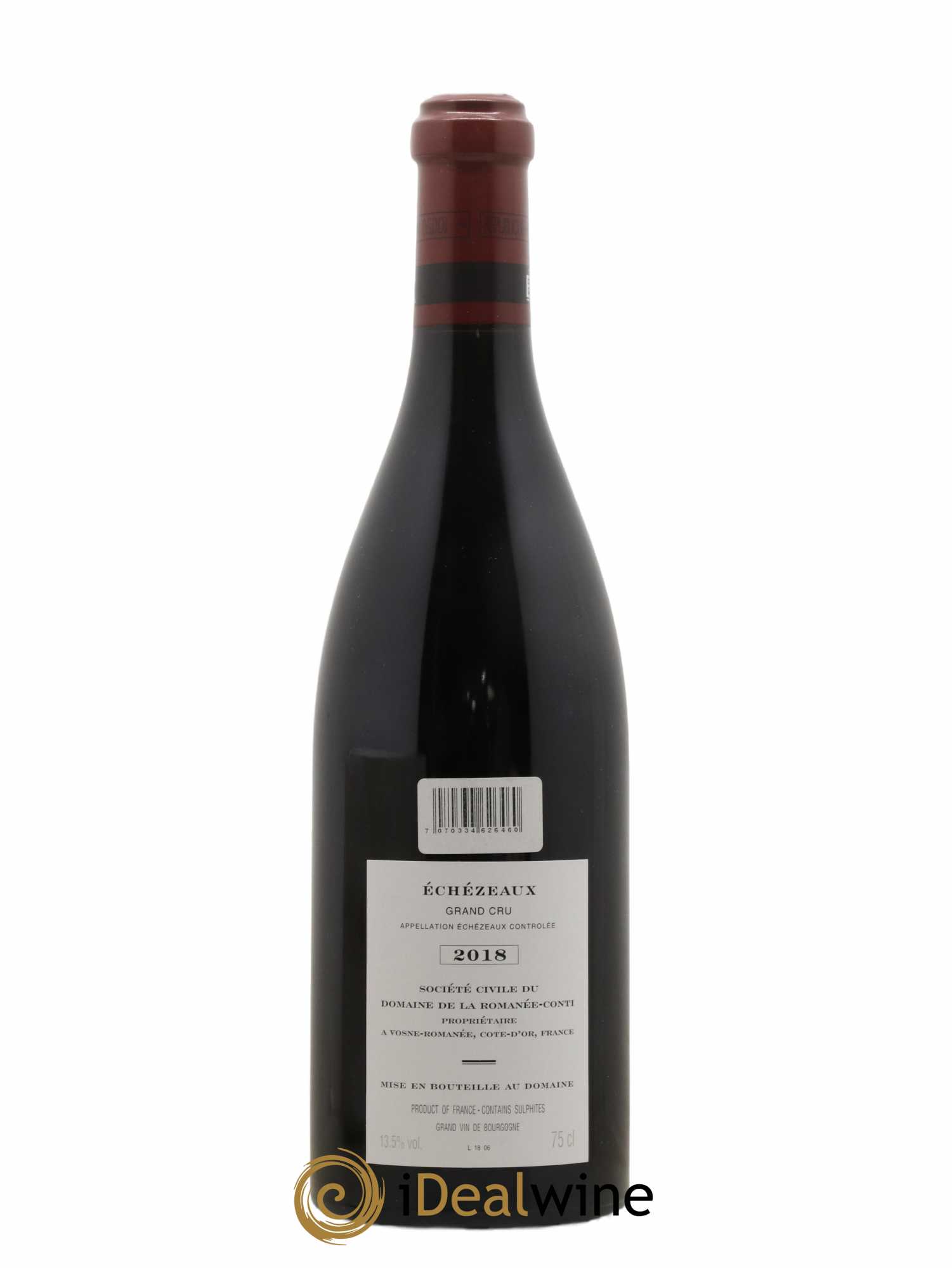 Echezeaux Grand Cru Domaine de la Romanée-Conti 2018 - Lot de 1 bouteille - 1