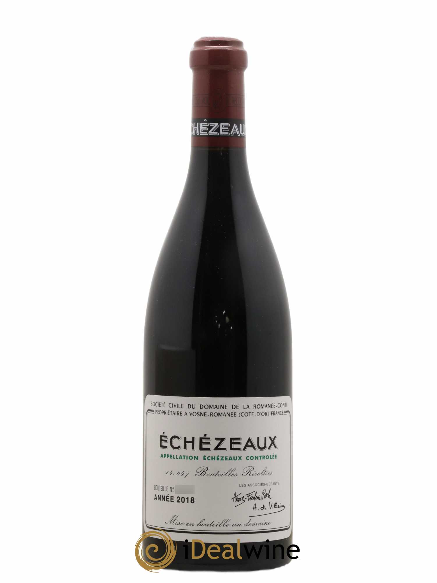 Echezeaux Grand Cru Domaine de la Romanée-Conti 2018 - Lot de 1 bouteille - 0