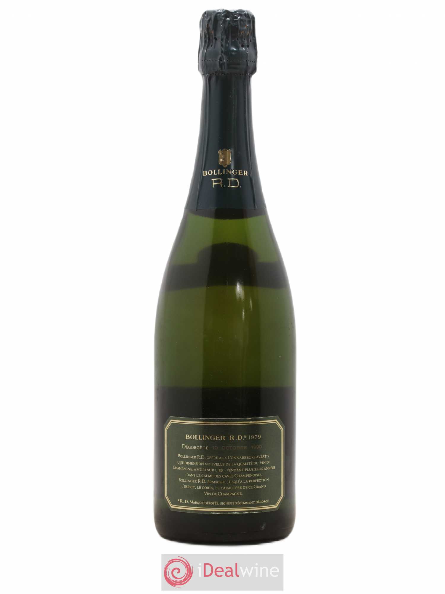 R.D. Extra-Brut Bollinger 1979 - Lot de 1 bouteille - 1