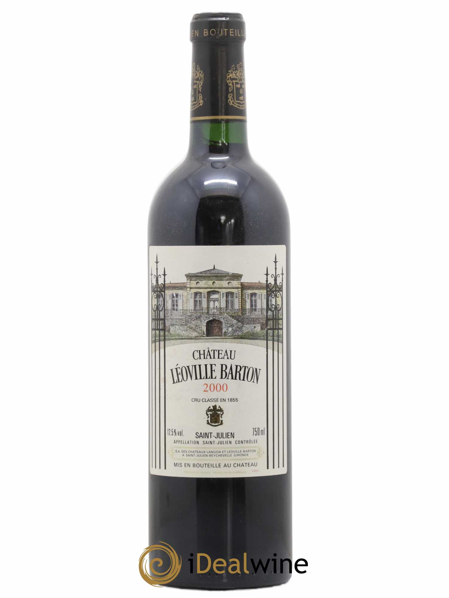 Château Léoville Barton 2ème Grand Cru Classé 2000 - Lot de 1 bouteille - 0
