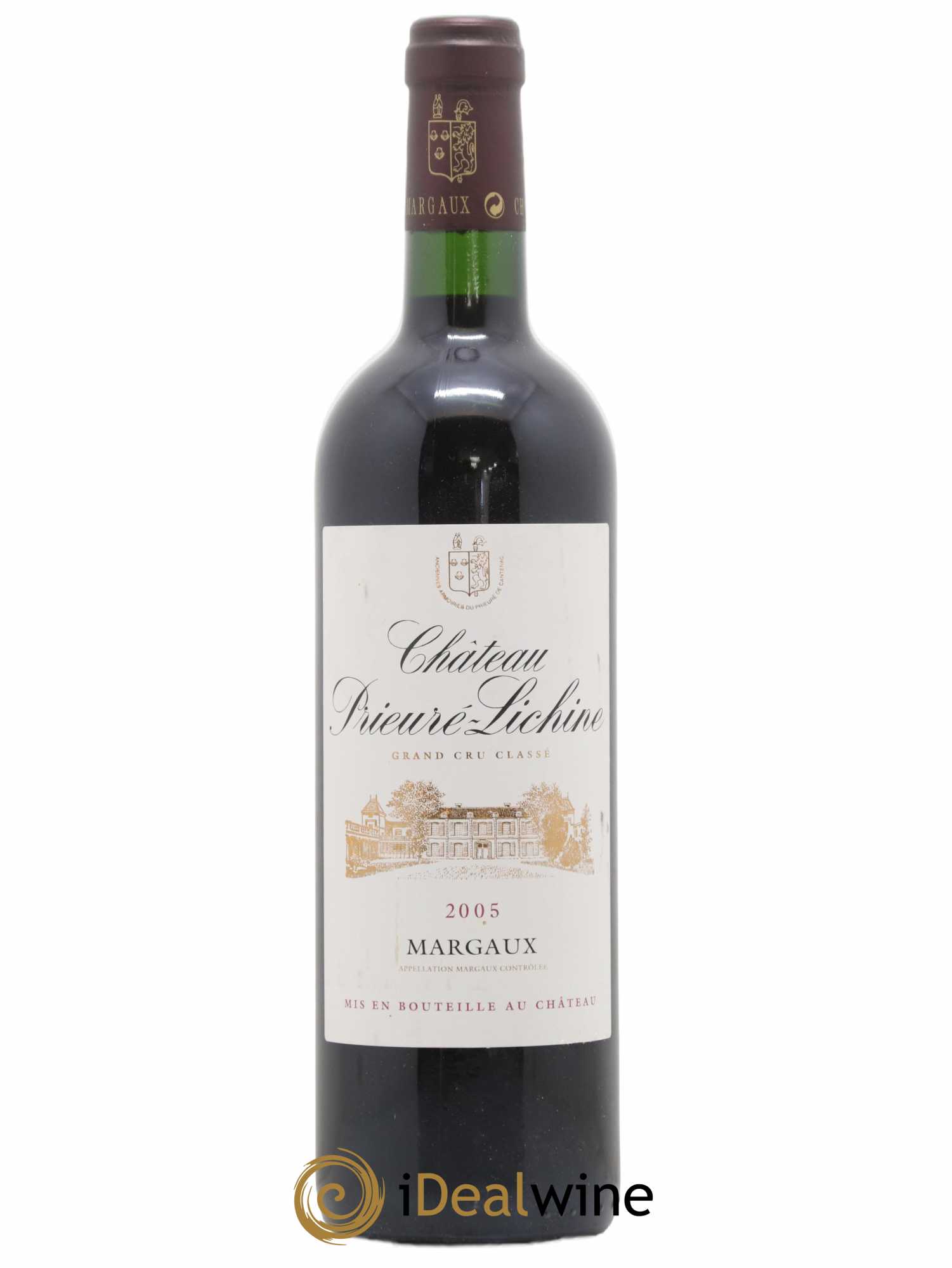 Château Prieuré Lichine 4ème Grand Cru Classé 2005 - Lot de 1 bouteille - 0