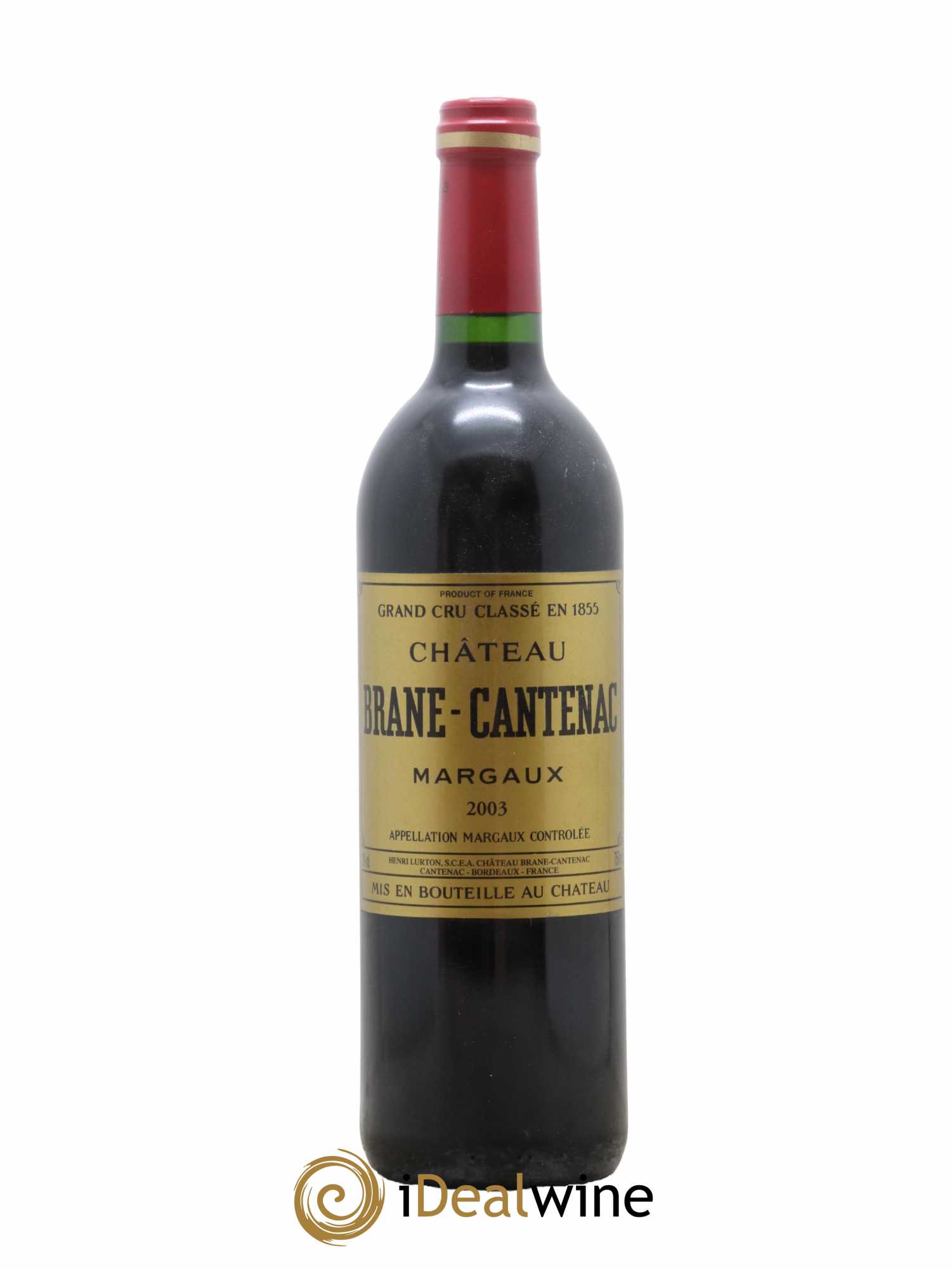 Château Brane Cantenac 2ème Grand Cru Classé 2003 - Lot de 1 bouteille - 0