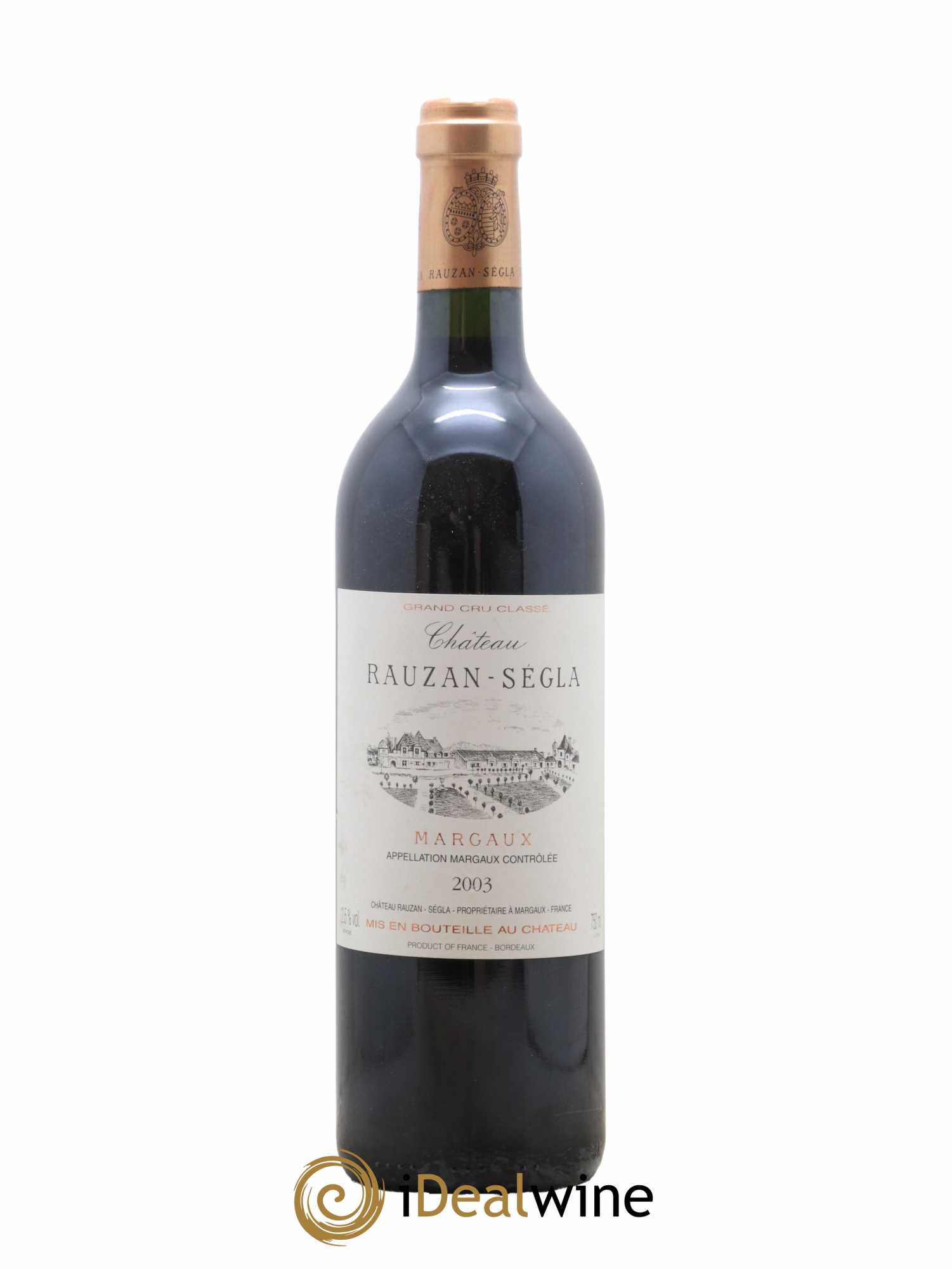 Château Rauzan Ségla Grand Cru Classé 2003 - Lot de 1 bouteille - 0