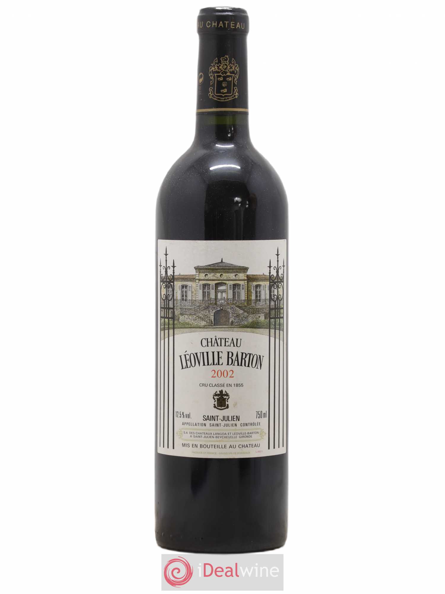 Château Léoville Barton 2ème Grand Cru Classé 2002 - Lot de 1 bouteille - 0