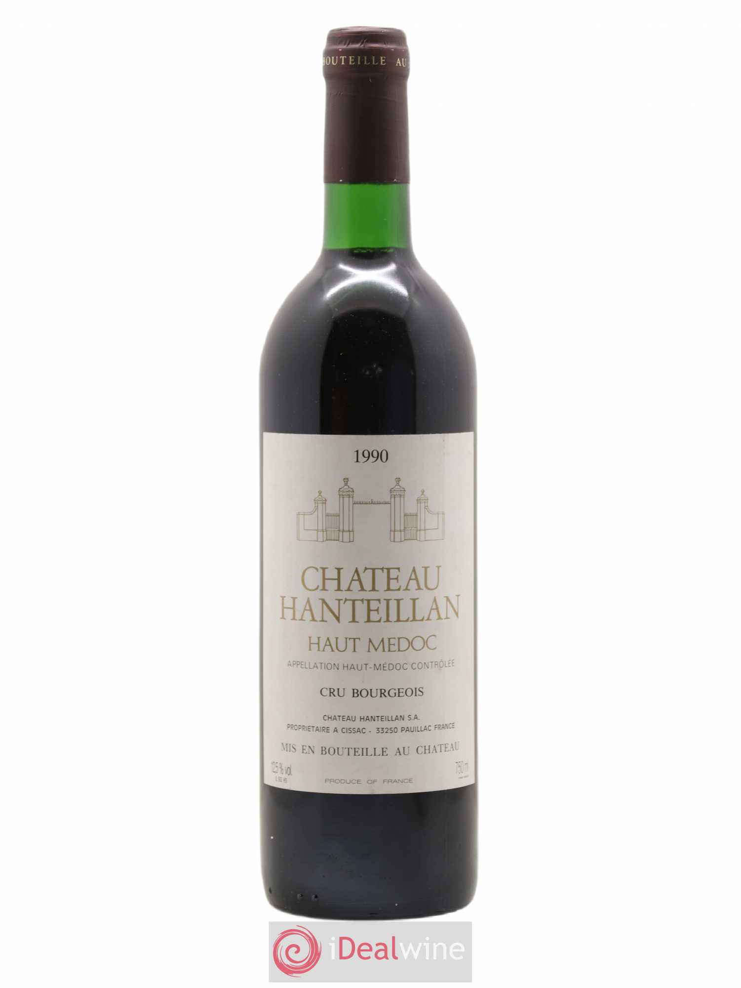 Château Hanteillan Cru Bourgeois (sans prix de réserve) 1990 - Lot de 1 bouteille - 0