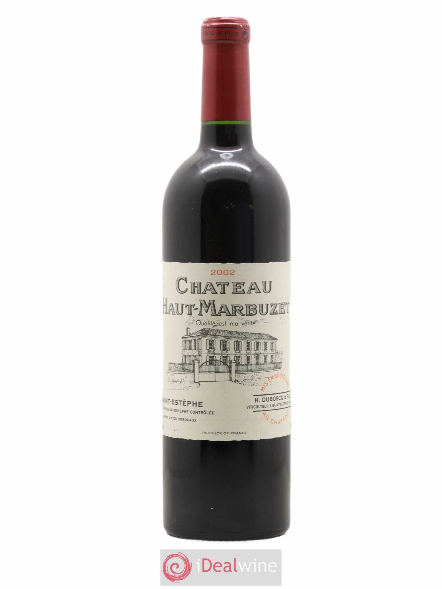Château Haut Marbuzet 2002 - Lot de 1 bouteille - 0