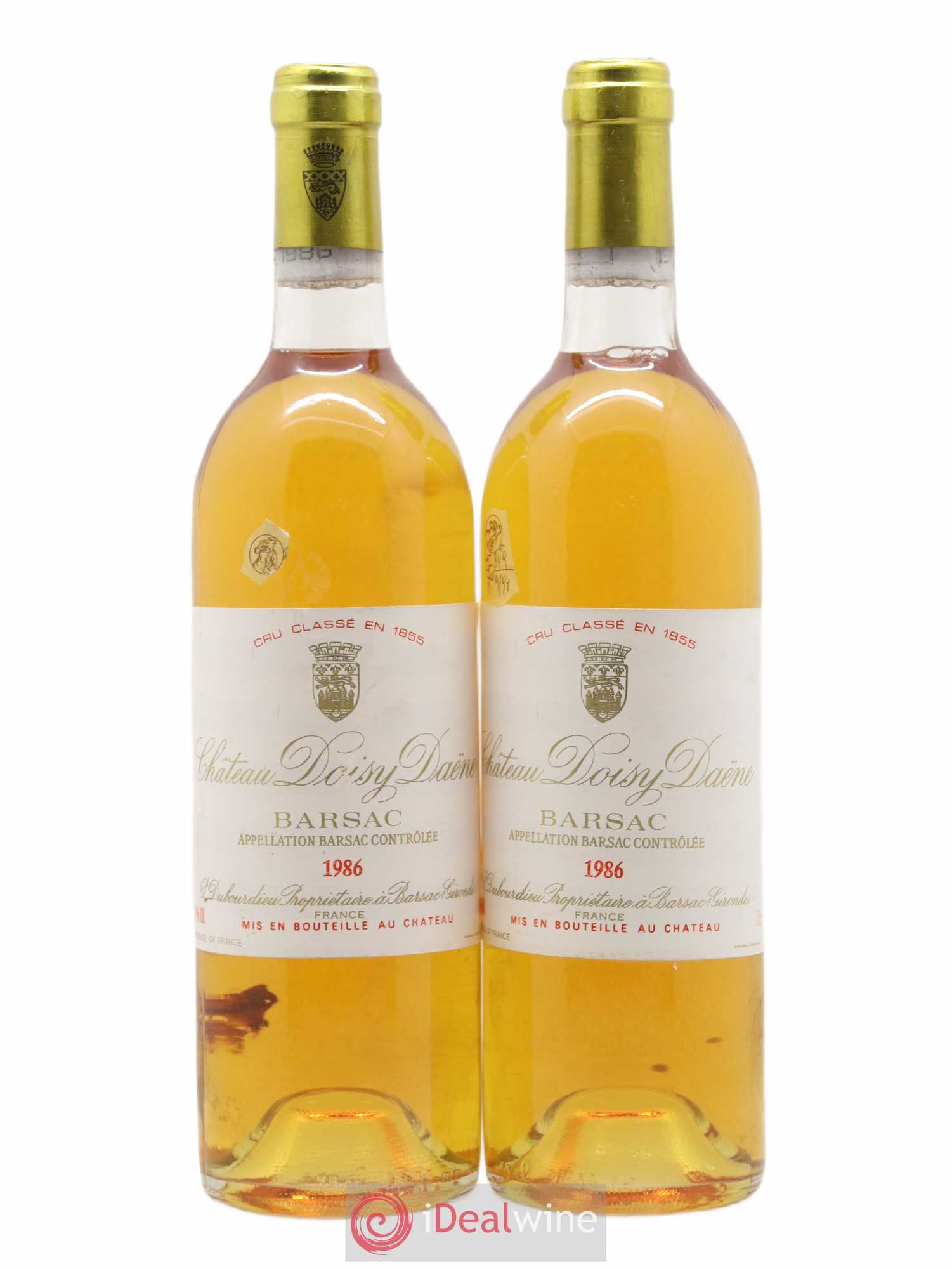 Château Doisy Daëne 2ème Grand Cru Classé 1986 - Lotto di 2 bottiglie - 0