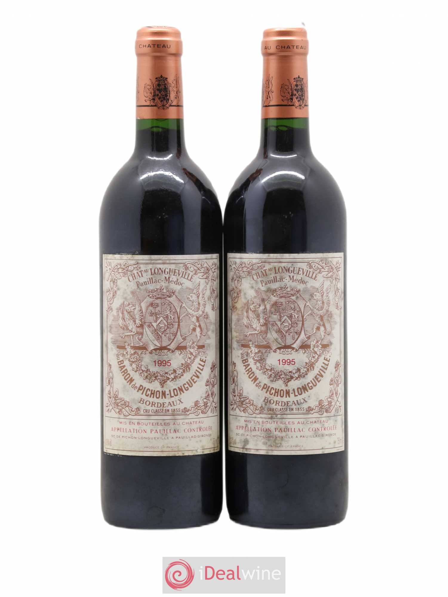 Pichon Longueville Baron 2ème Grand Cru Classé 1995 - Lotto di 2 bottiglie - 0