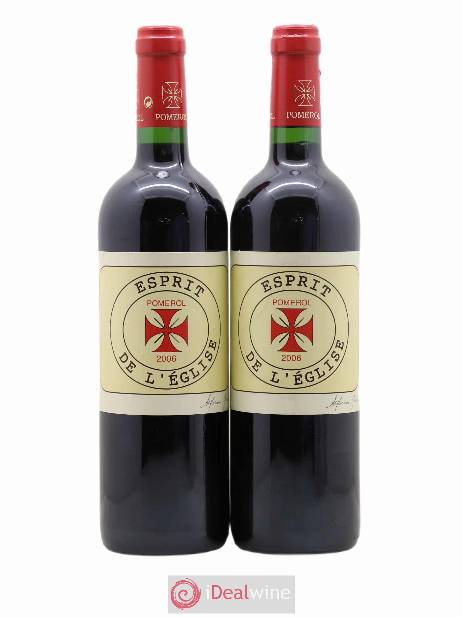 Pomerol Esprit de l'Eglise 2006 - Posten von 2 Flaschen - 0